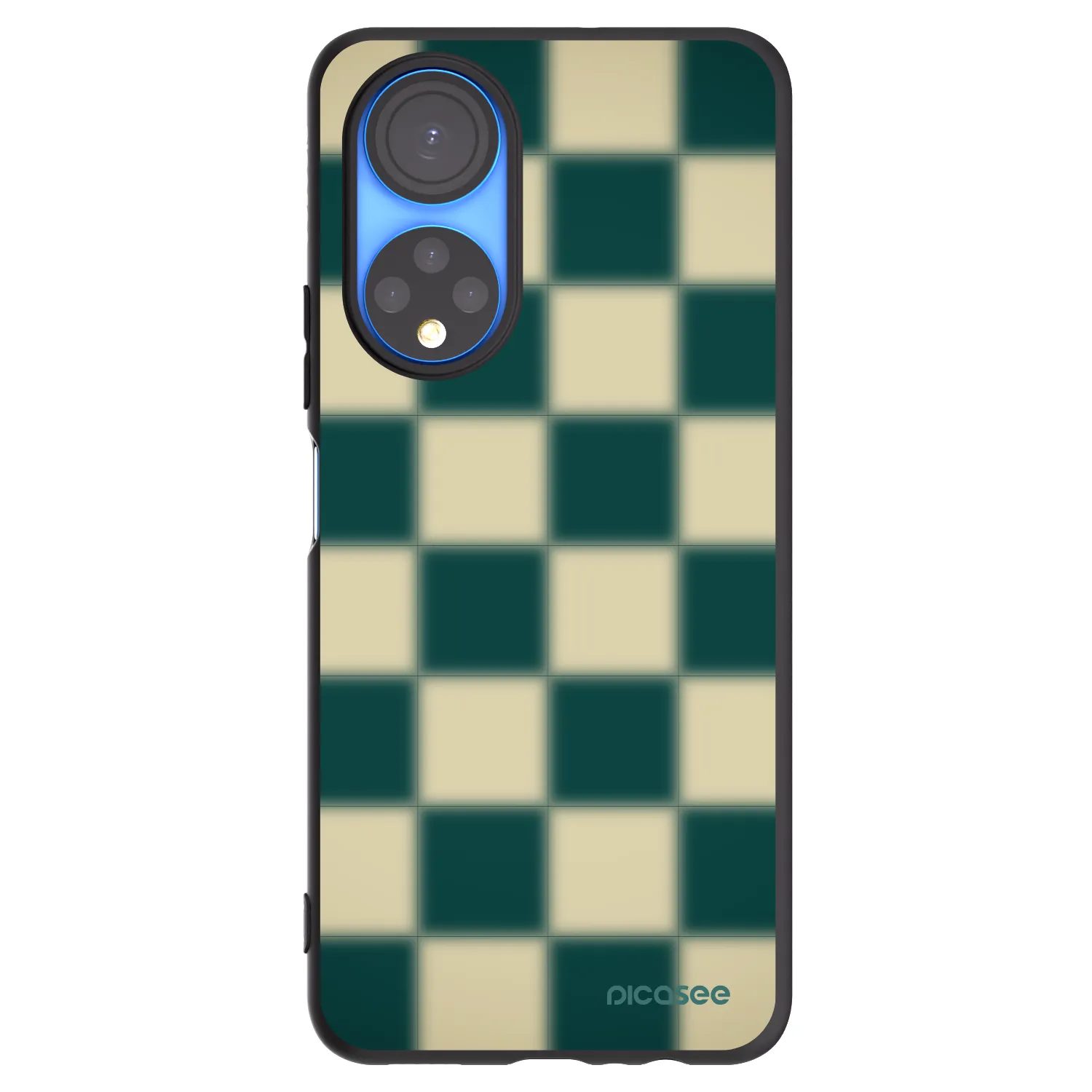 Picasee silikónový čierny obal pre Honor X7 - Shadow Chess