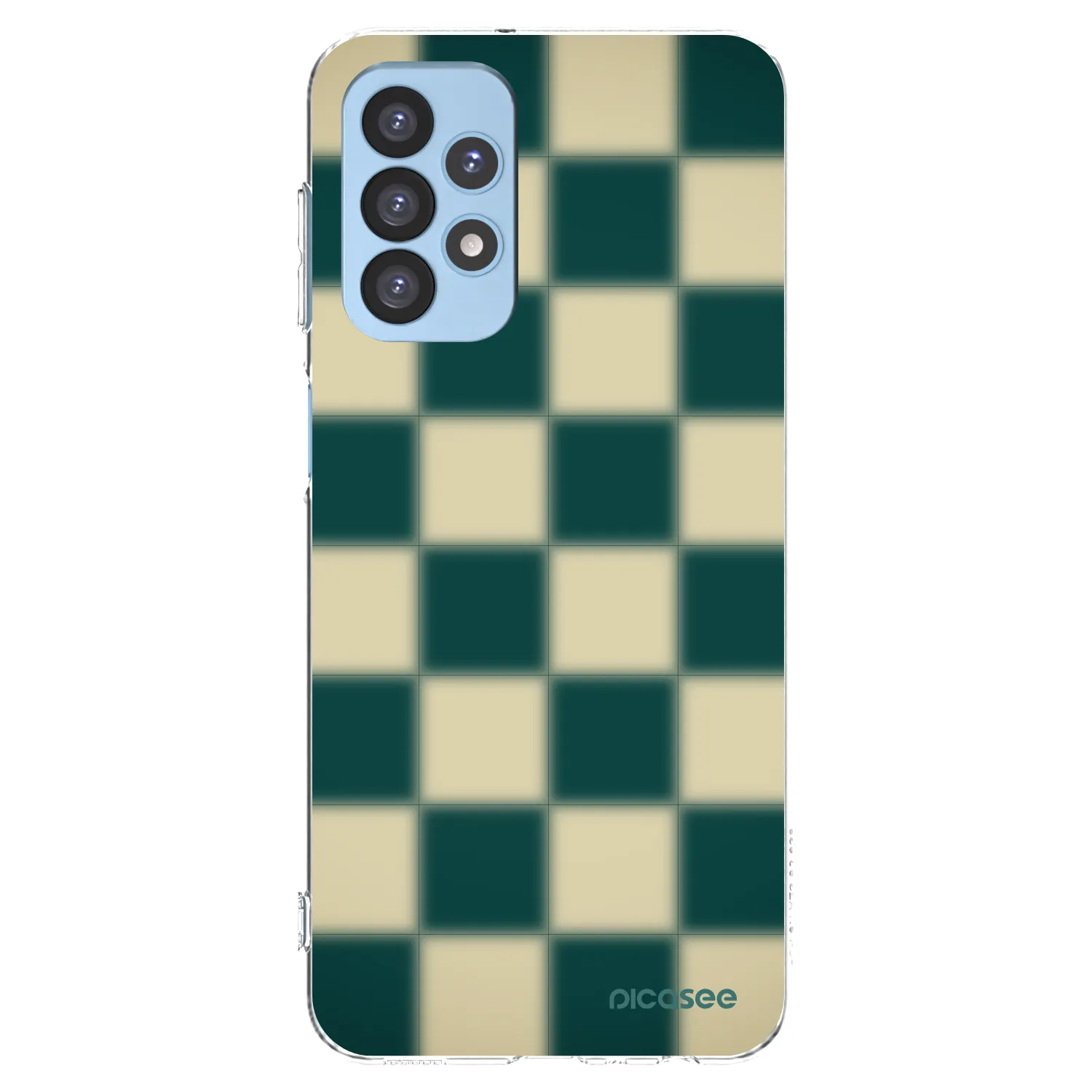 Picasee silikónový prehľadný obal pre Samsung Galaxy A23 A235F 4G - Shadow Chess