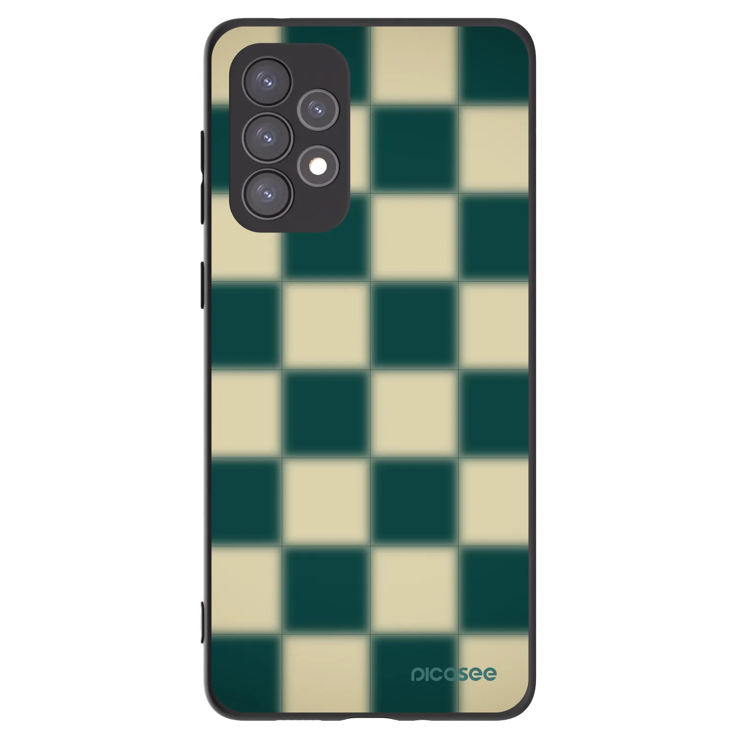 Picasee silikónový čierny obal pre Samsung Galaxy A73 5G - Shadow Chess