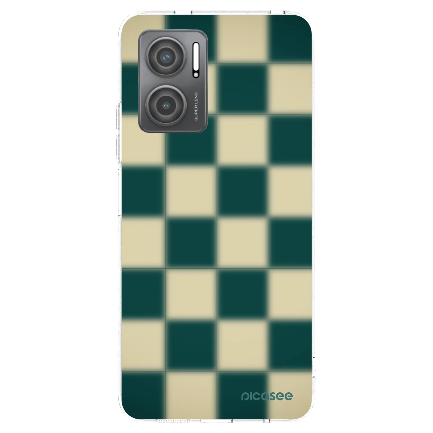 Silikónový prehľadný obal pre Xiaomi Redmi 10 5G - Shadow Chess