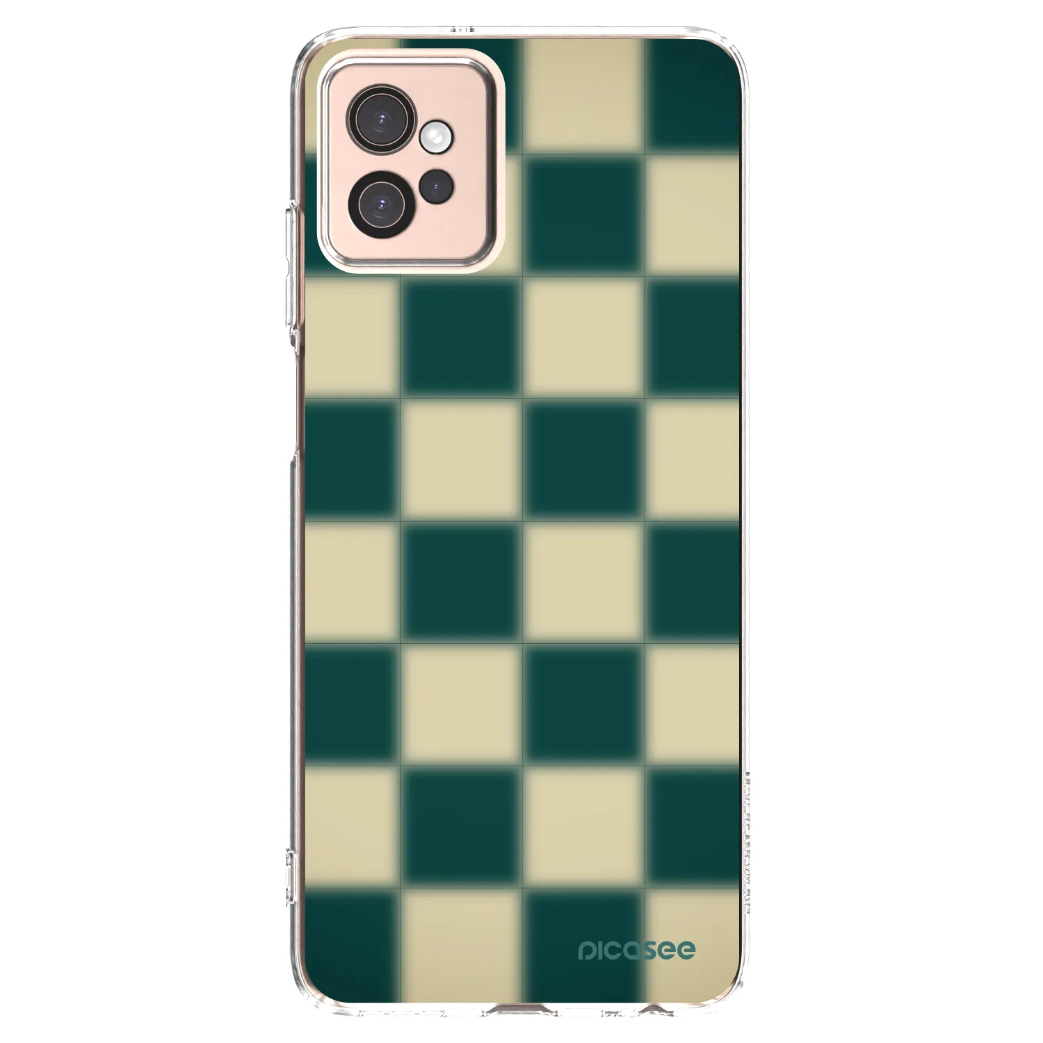 Picasee silikónový prehľadný obal pre Motorola Moto G32 - Shadow Chess