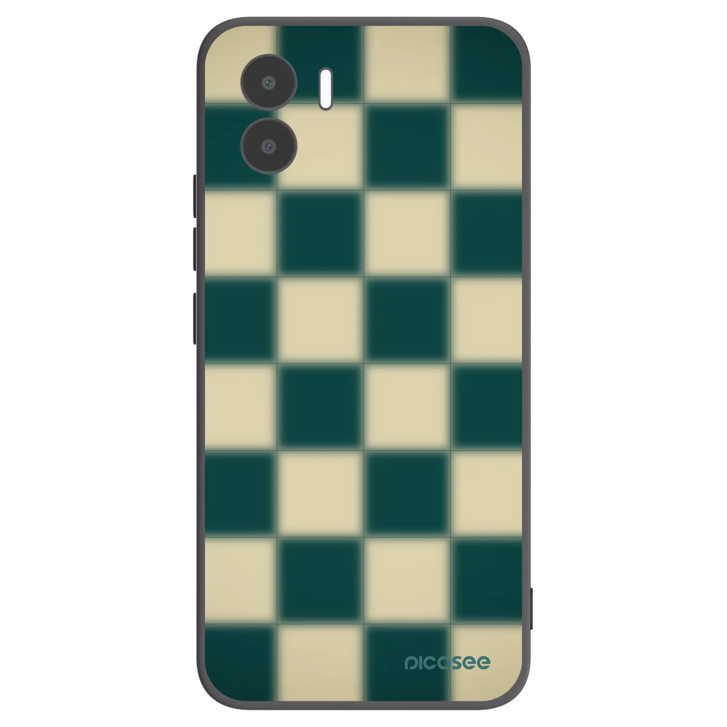 Picasee silikónový čierny obal pre Xiaomi Redmi A1 - Shadow Chess