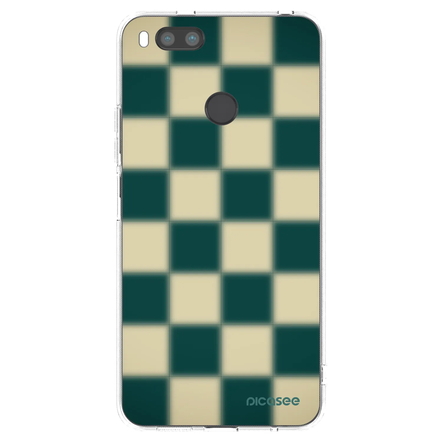 Picasee silikónový prehľadný obal pre Xiaomi Redmi A1 - Shadow Chess