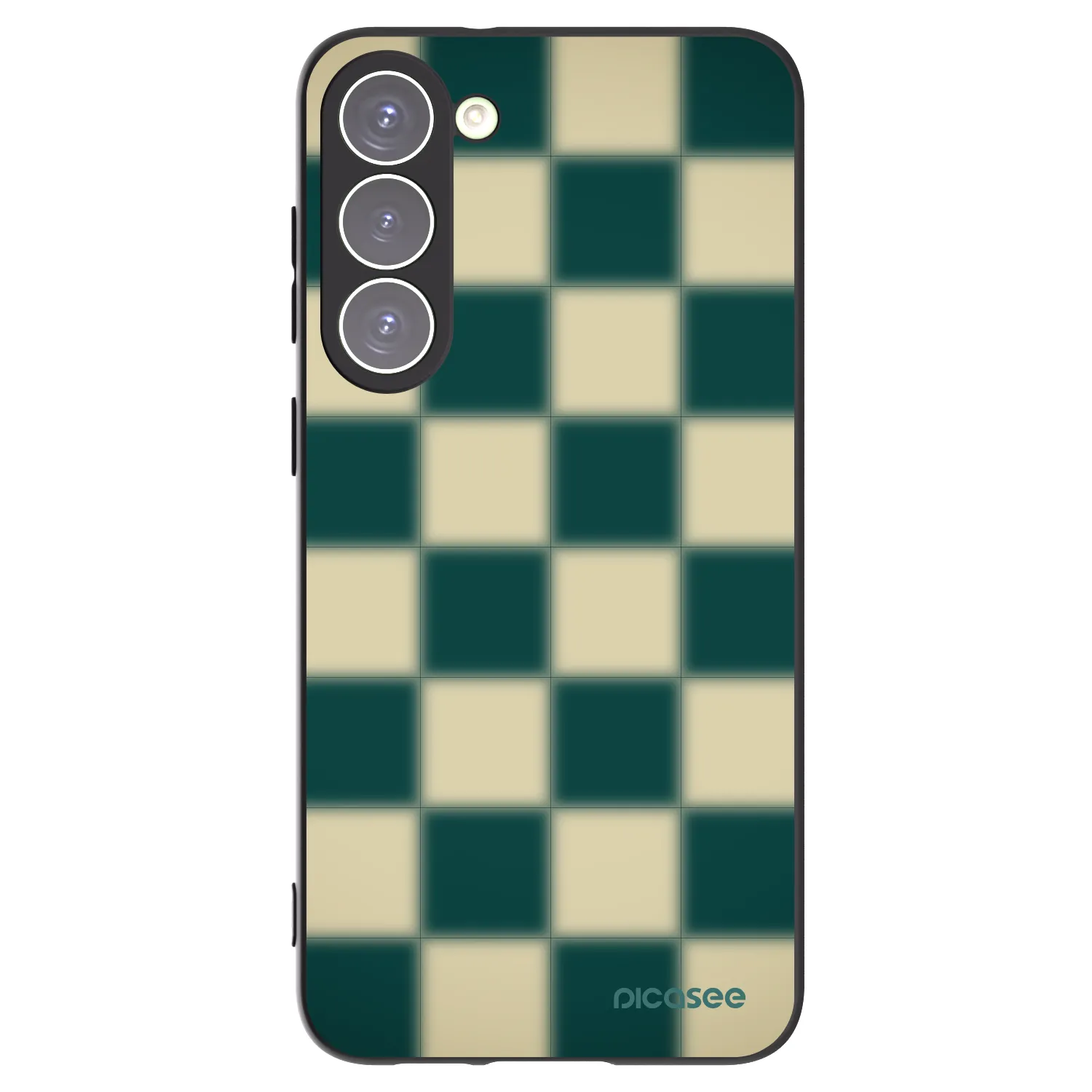Picasee silikónový čierny obal pre Samsung Galaxy S23+ 5G - Shadow Chess