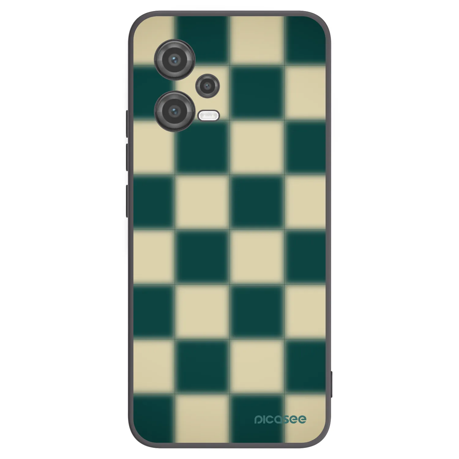 Picasee silikónový čierny obal pre Xiaomi Poco X5 - Shadow Chess