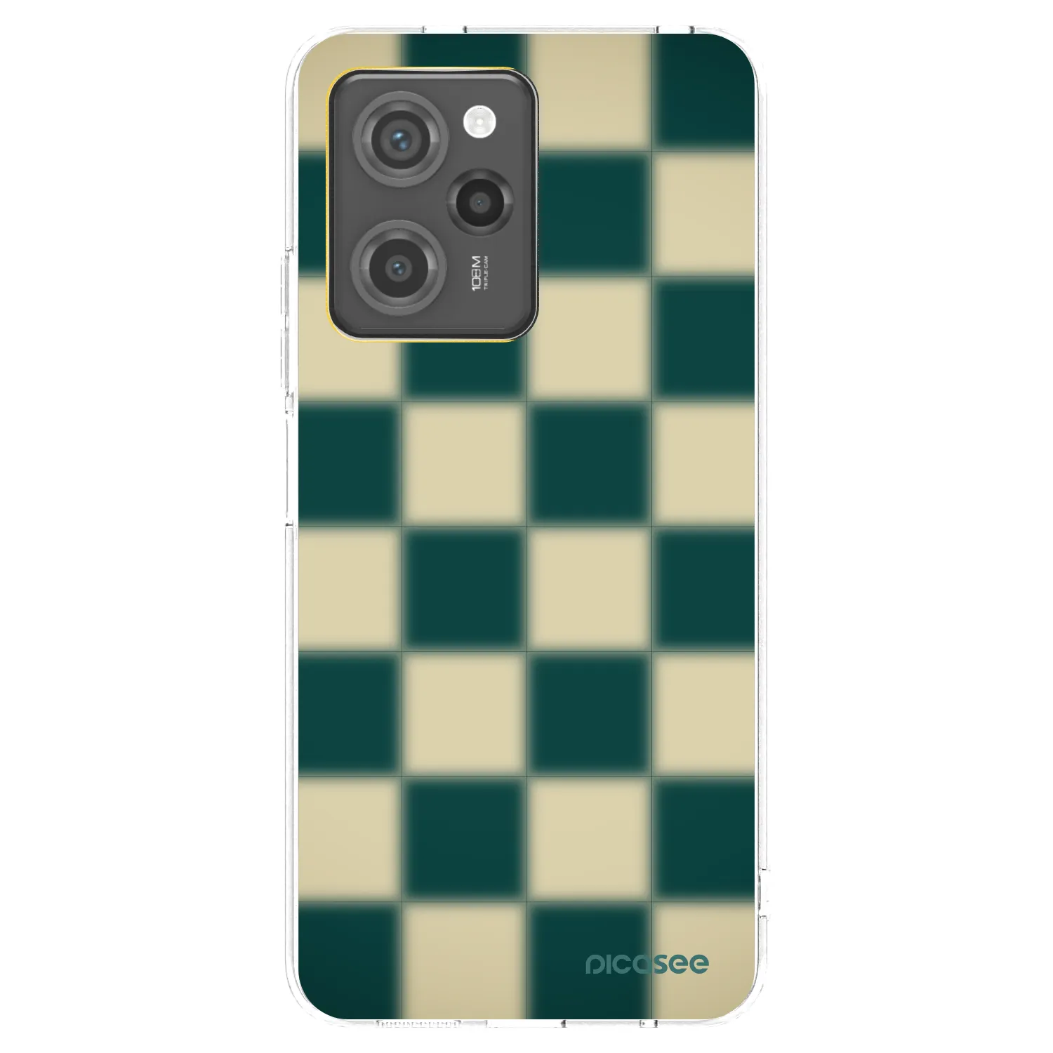 Picasee silikónový prehľadný obal pre Xiaomi Poco X5 Pro - Shadow Chess