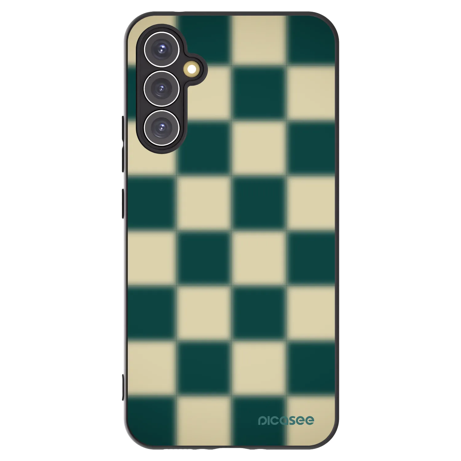 Picasee silikónový čierny obal pre Samsung Galaxy A34 5G A346B - Shadow Chess
