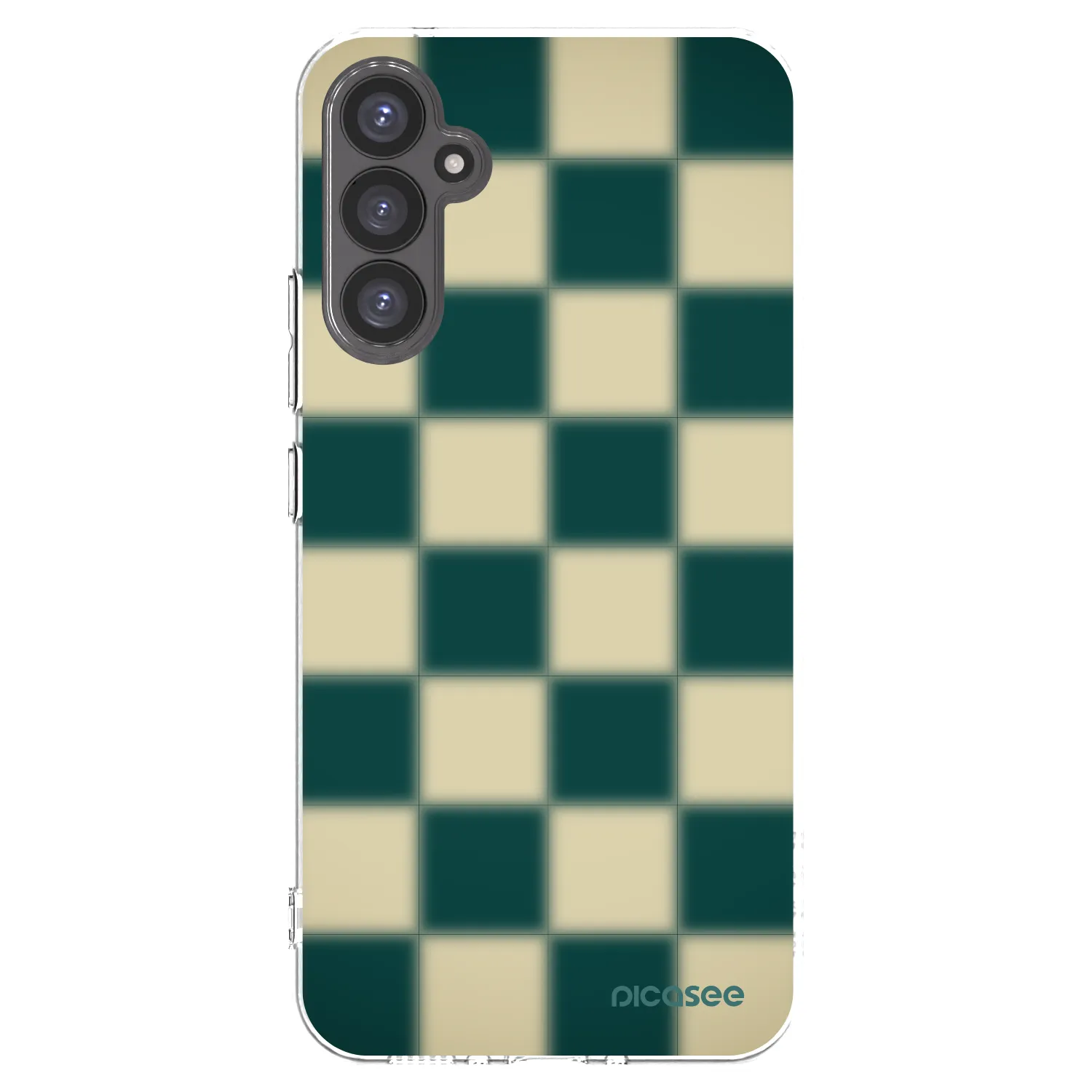 Picasee silikónový prehľadný obal pre Samsung Galaxy A34 5G A346B - Shadow Chess