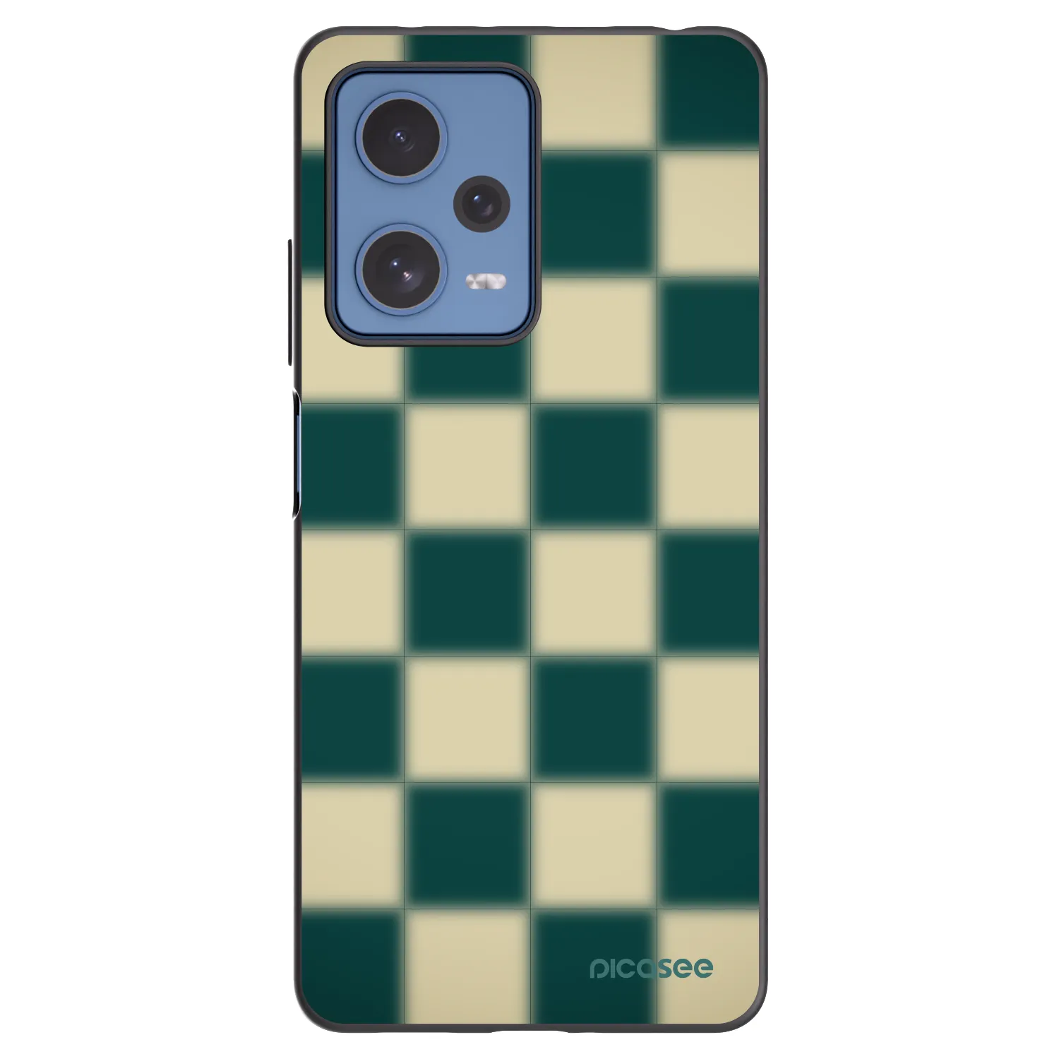 Picasee silikónový čierny obal pre Xiaomi Redmi Note 12 Pro 5G - Shadow Chess