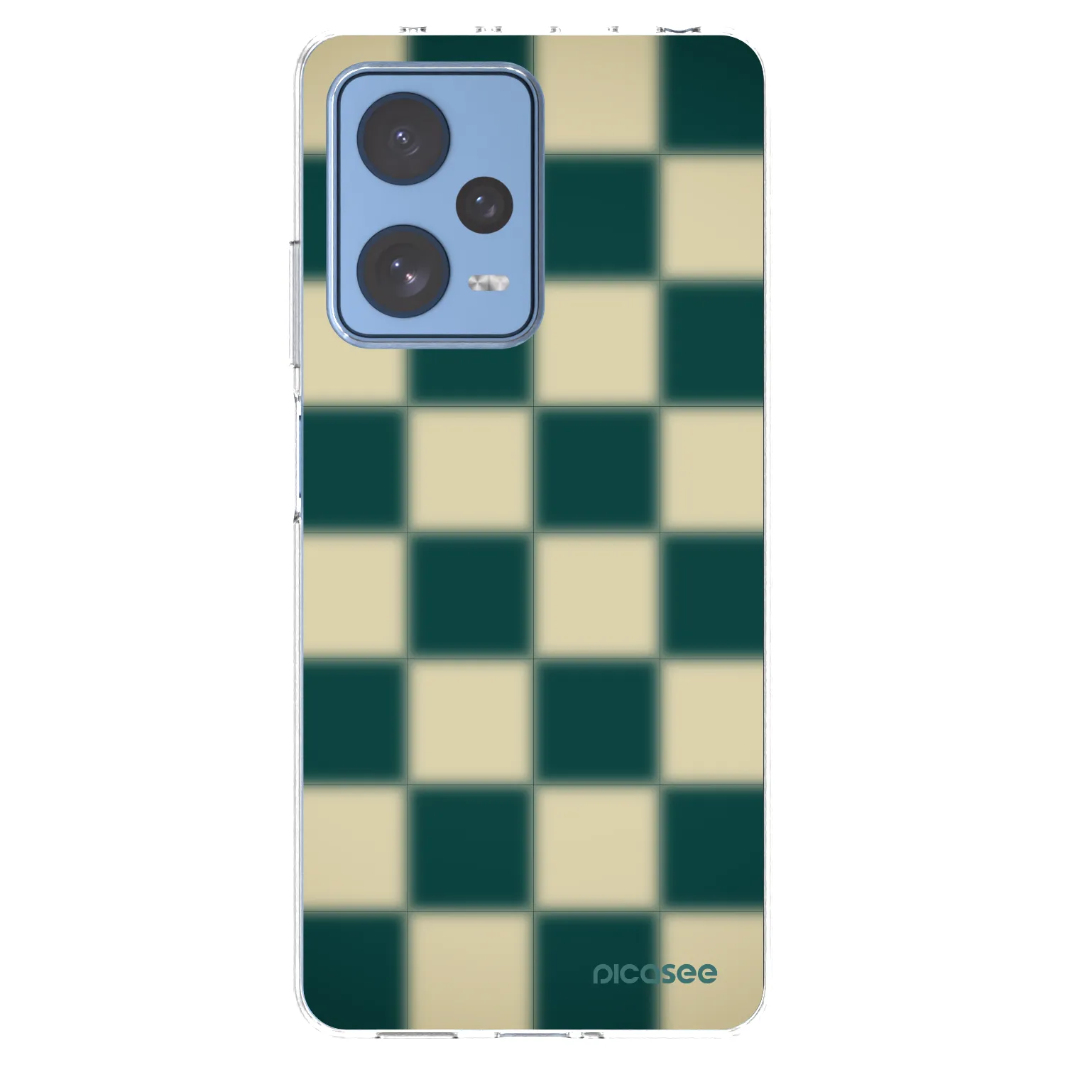Picasee silikónový prehľadný obal pre Xiaomi Redmi Note 12 Pro 5G - Shadow Chess