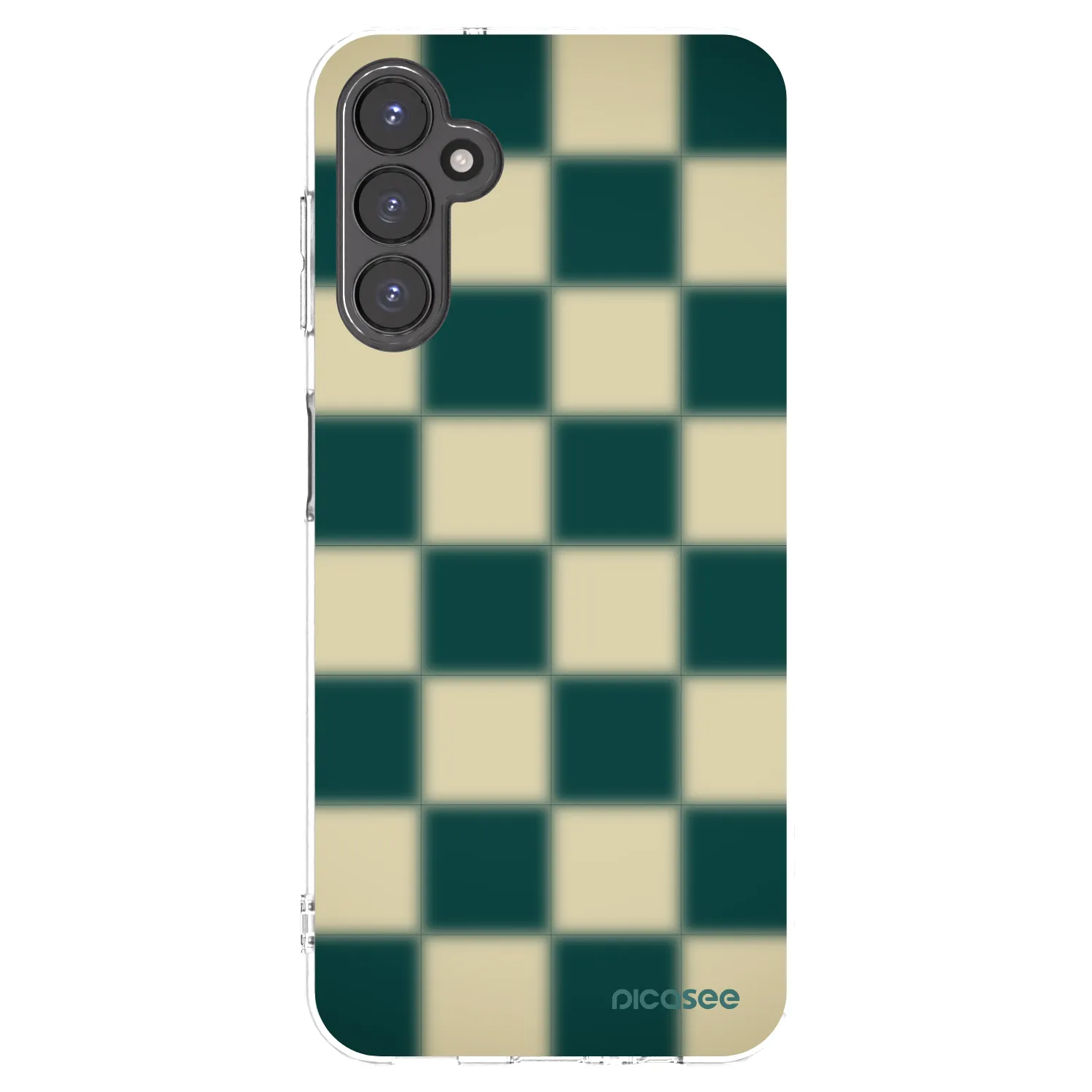 Picasee silikónový prehľadný obal pre Samsung Galaxy A14 5G A146P - Shadow Chess
