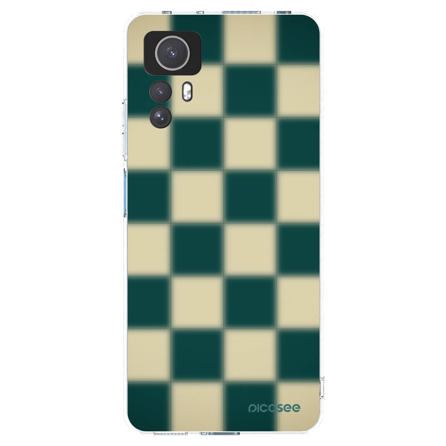 Picasee silikónový prehľadný obal pre Xiaomi Redmi Note 12S - Shadow Chess
