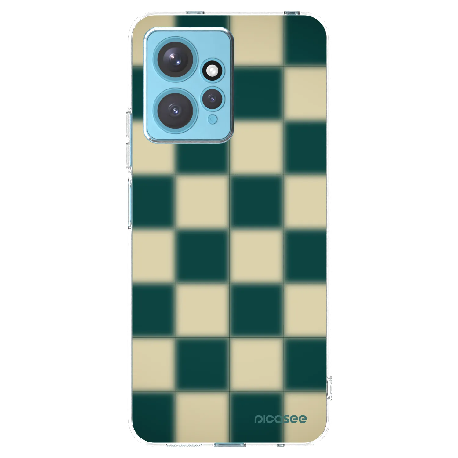 Picasee silikónový prehľadný obal pre Xiaomi Redmi Note 12 4G - Shadow Chess