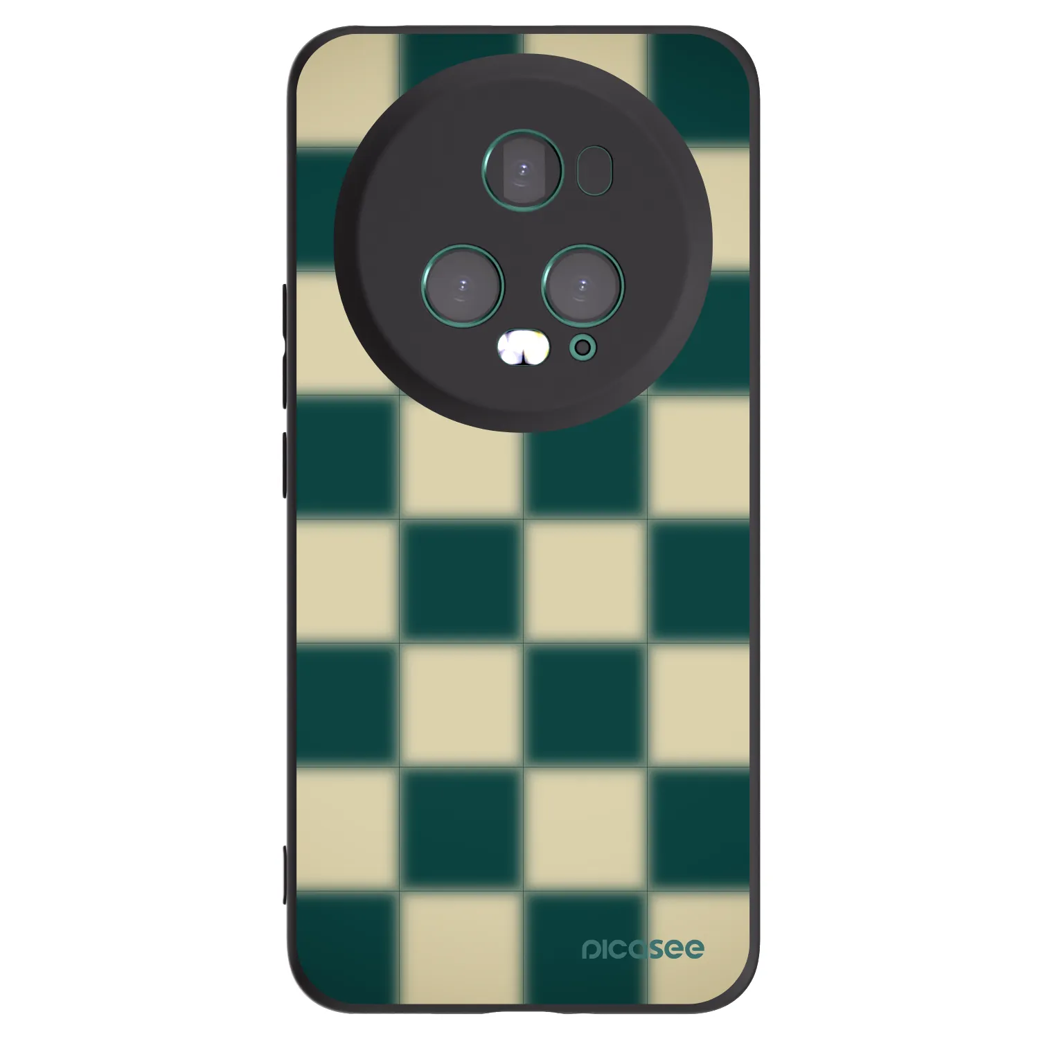Picasee silikónový čierny obal pre Honor Magic5 Pro - Shadow Chess