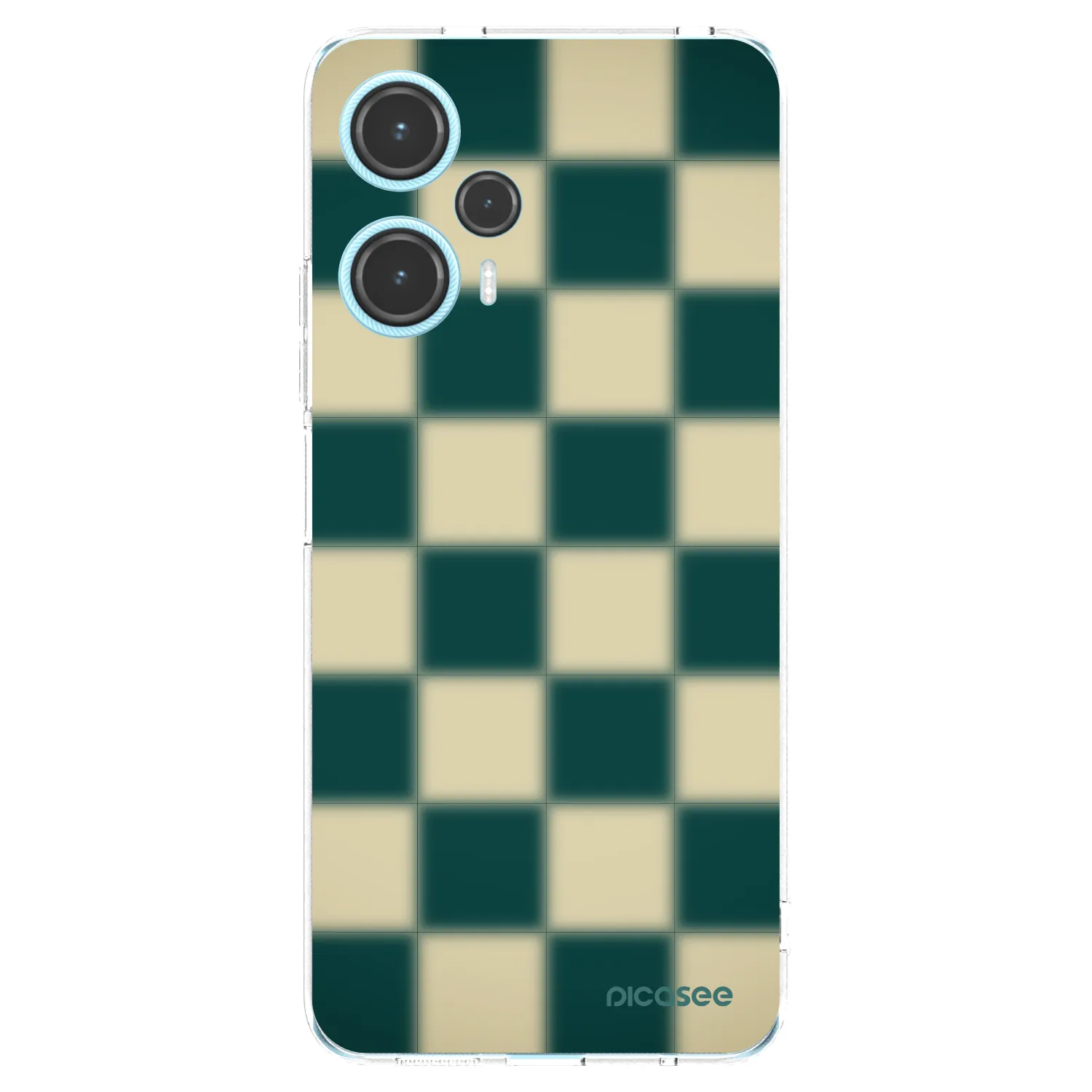 Picasee silikónový prehľadný obal pre Xiaomi Poco F5 - Shadow Chess