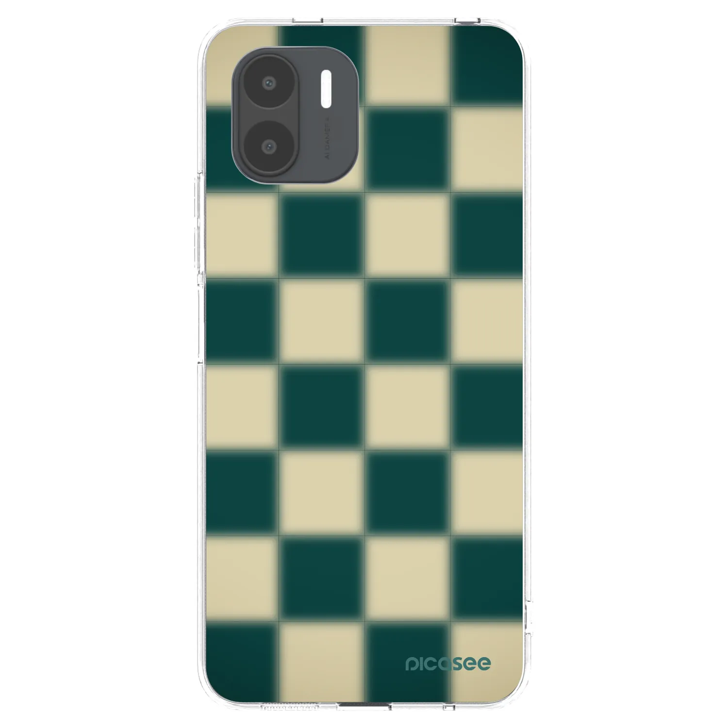 Picasee silikónový prehľadný obal pre Xiaomi Redmi A2 - Shadow Chess