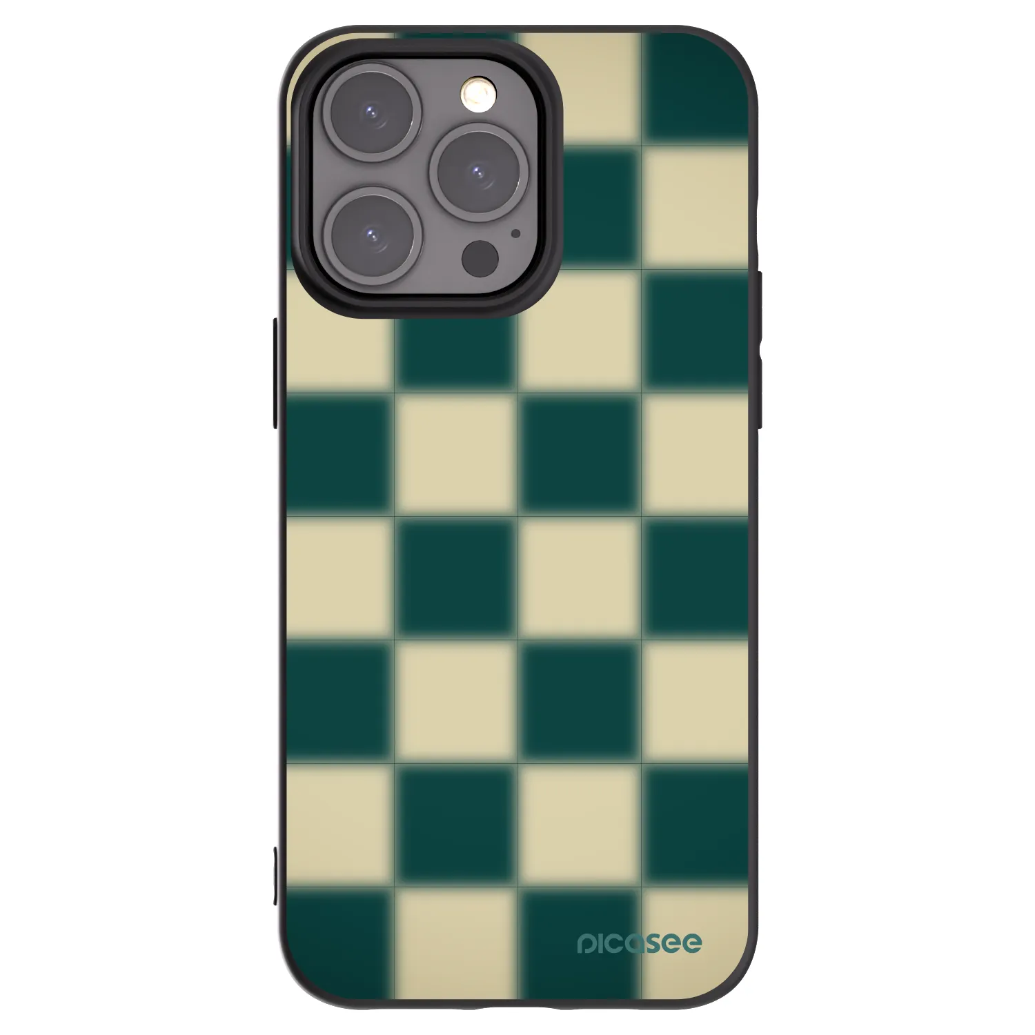 Picasee silikónový čierny obal pre Apple iPhone 15 Pro Max - Shadow Chess