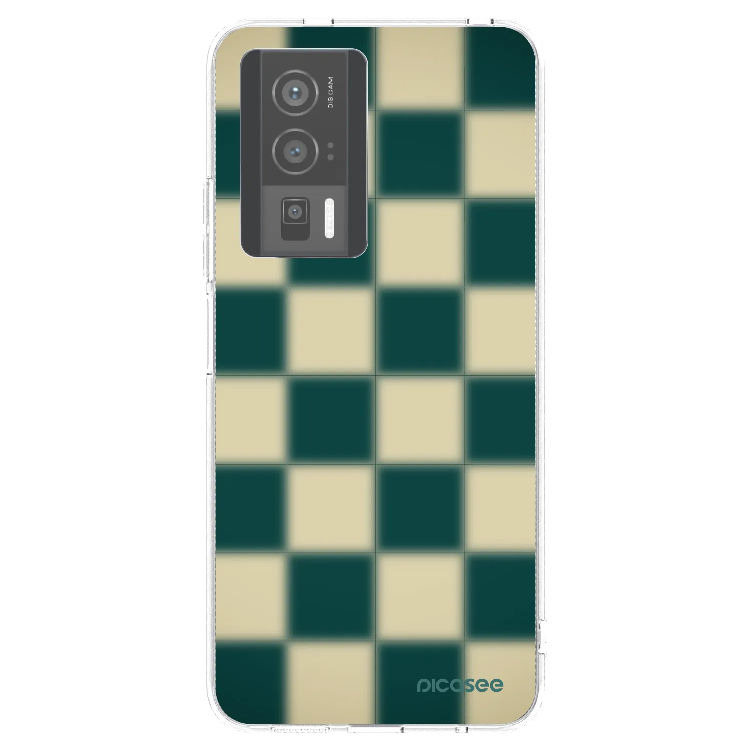 Picasee silikónový prehľadný obal pre Xiaomi Poco F5 Pro 5G - Shadow Chess