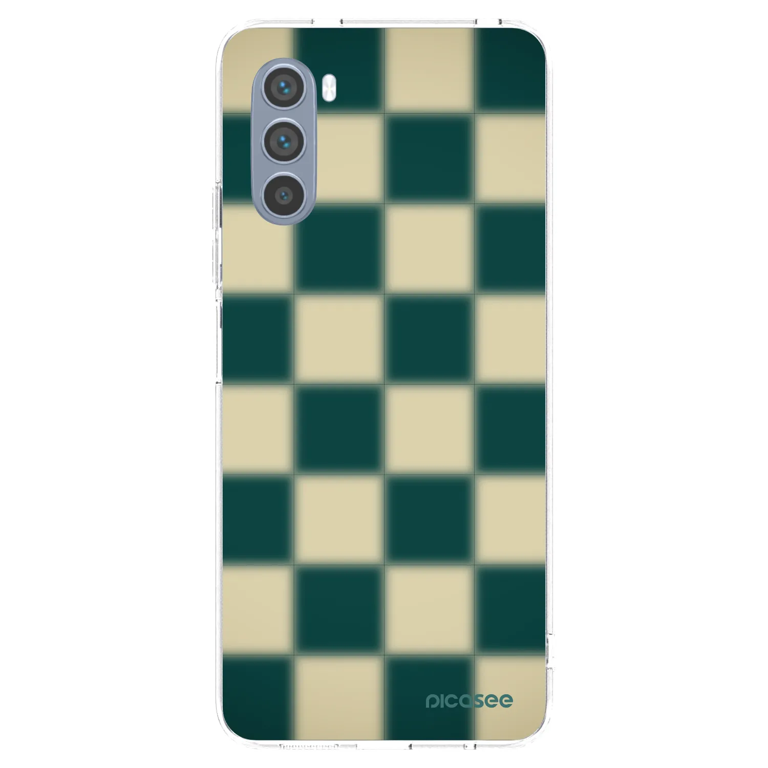 Silikónový prehľadný obal pre Motorola Moto G62 - Shadow Chess