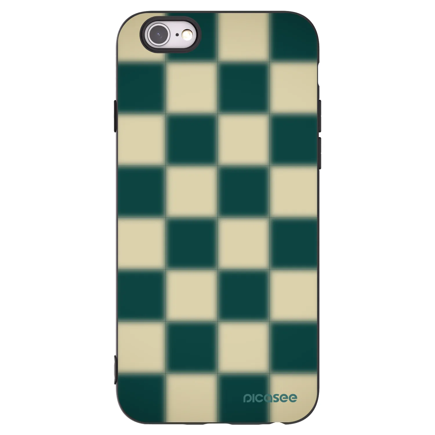 Picasee silikónový čierny obal pre Apple iPhone 6/6S - Shadow Chess