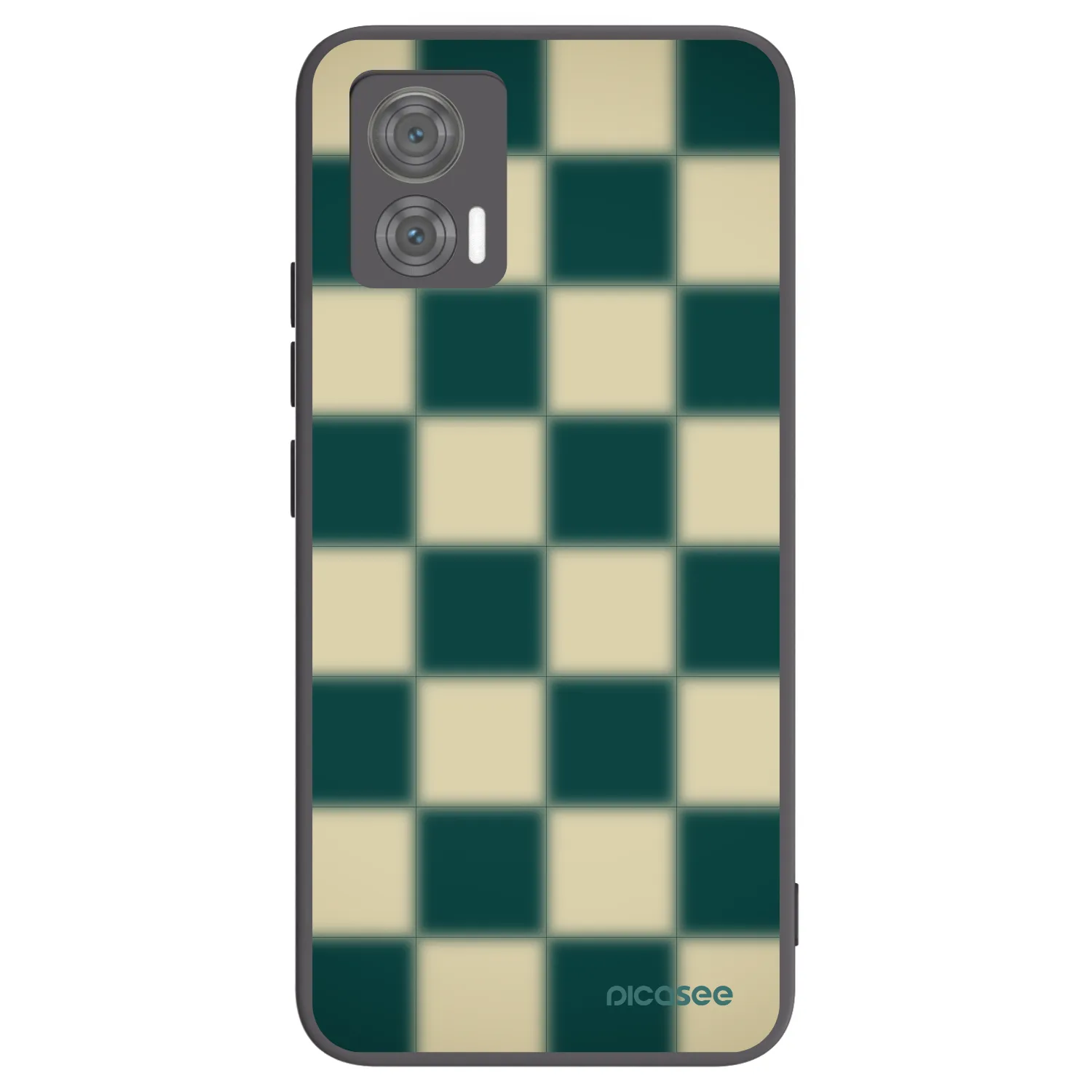 Picasee silikónový čierny obal pre Motorola Edge 30 Neo - Shadow Chess