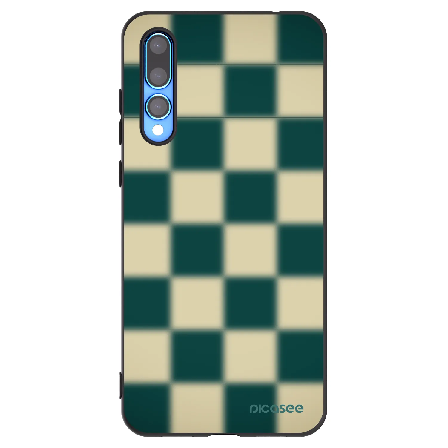 Picasee silikónový čierny obal pre Huawei P20 Pro - Shadow Chess