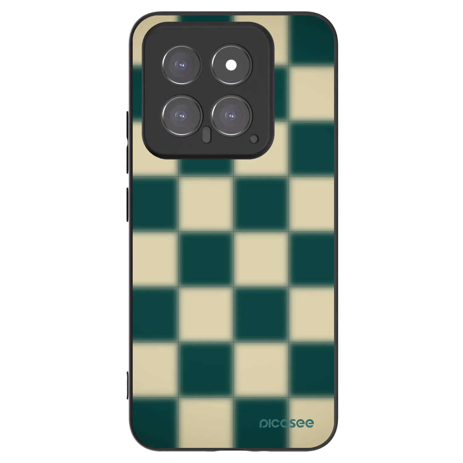 Picasee silikónový čierny obal pre Xiaomi 14 - Shadow Chess