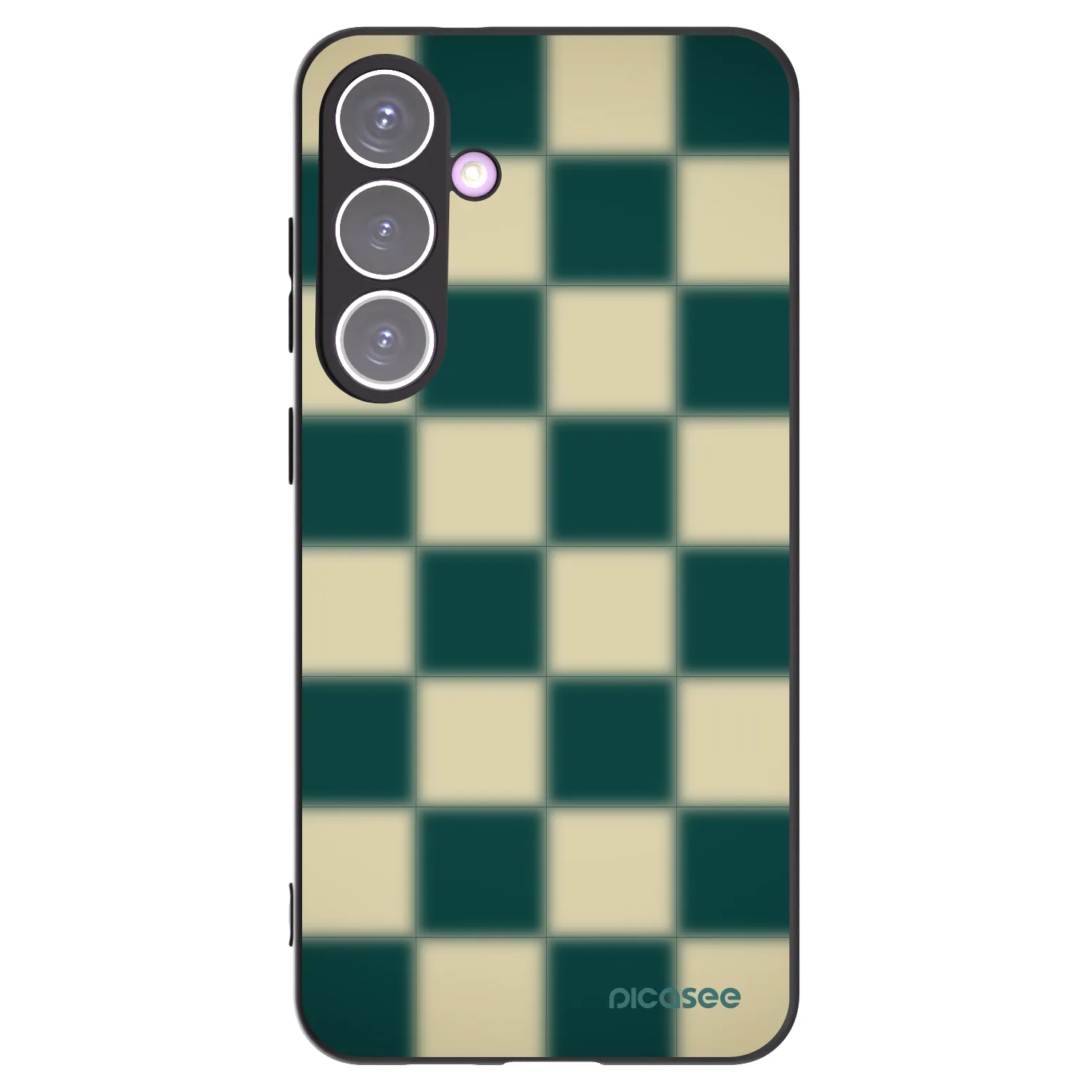 Picasee silikónový čierny obal pre Samsung Galaxy S24+ S926B 5G - Shadow Chess