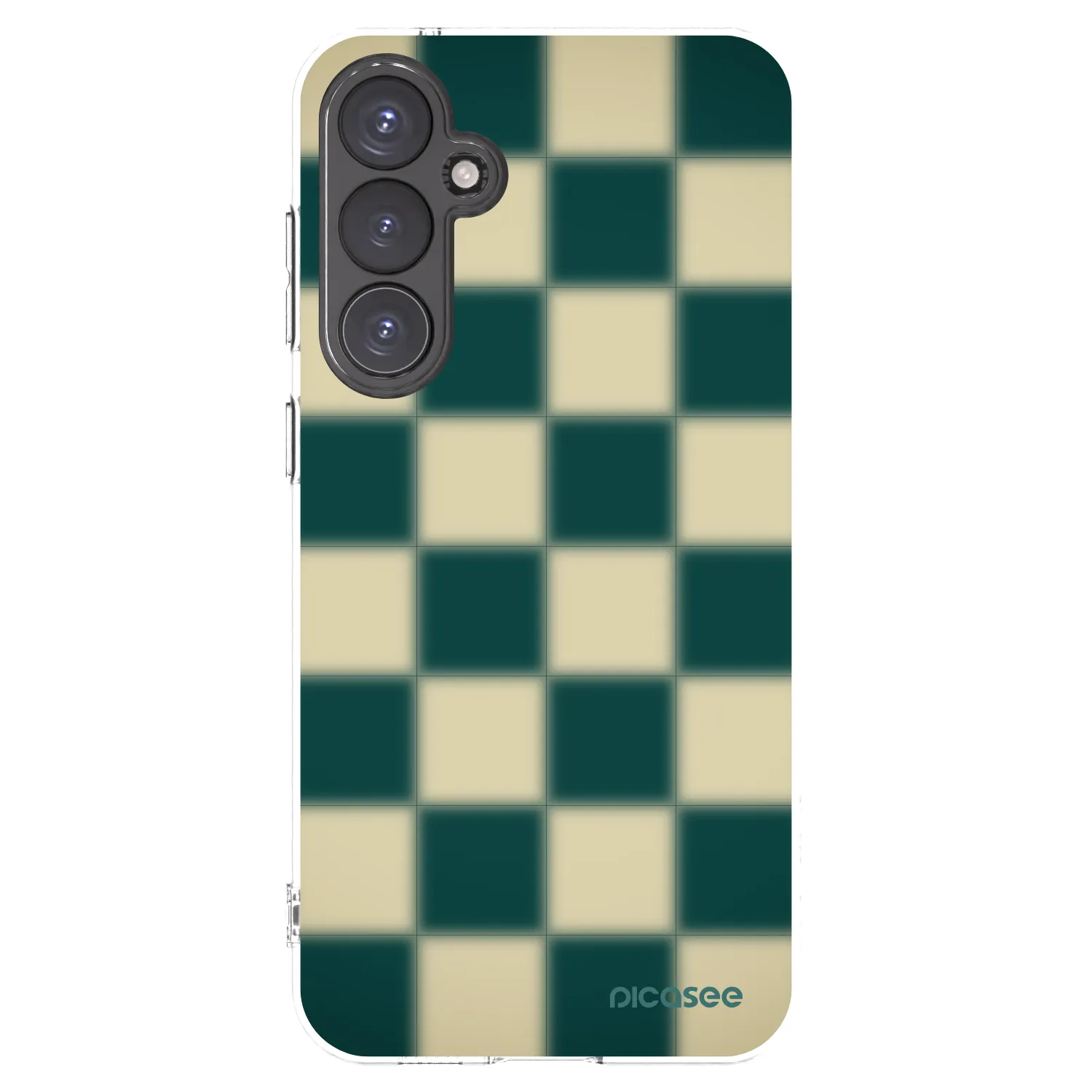 Picasee silikónový prehľadný obal pre Samsung Galaxy S23 FE S711B - Shadow Chess