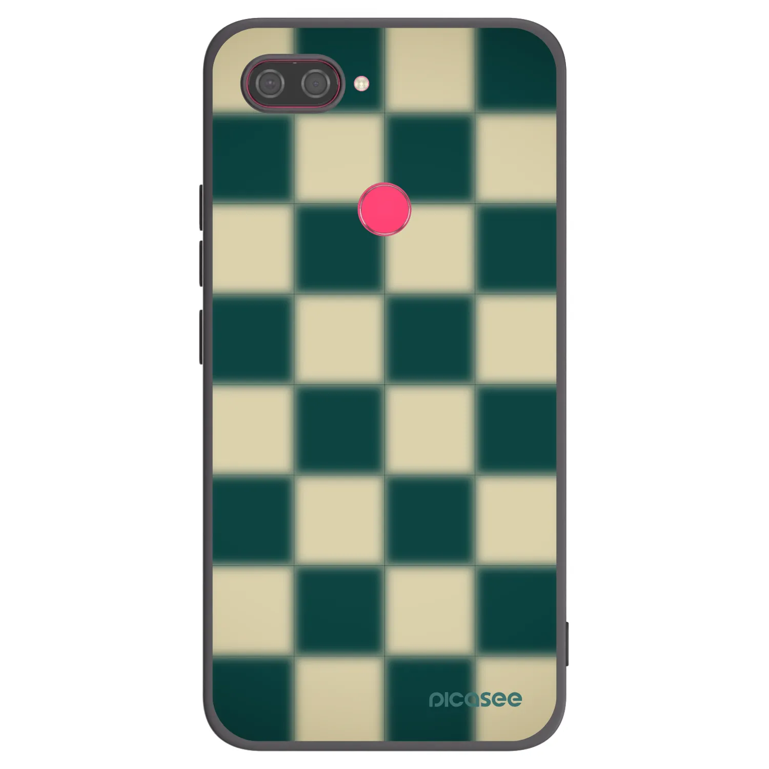 Picasee silikónový čierny obal pre Xiaomi Mi 8 Lite - Shadow Chess
