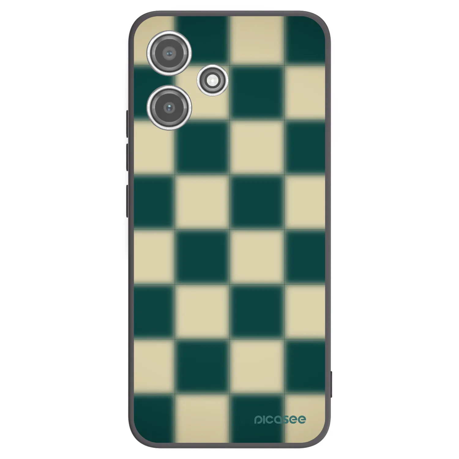 Picasee silikónový čierny obal pre Xiaomi Redmi 12 5G - Shadow Chess