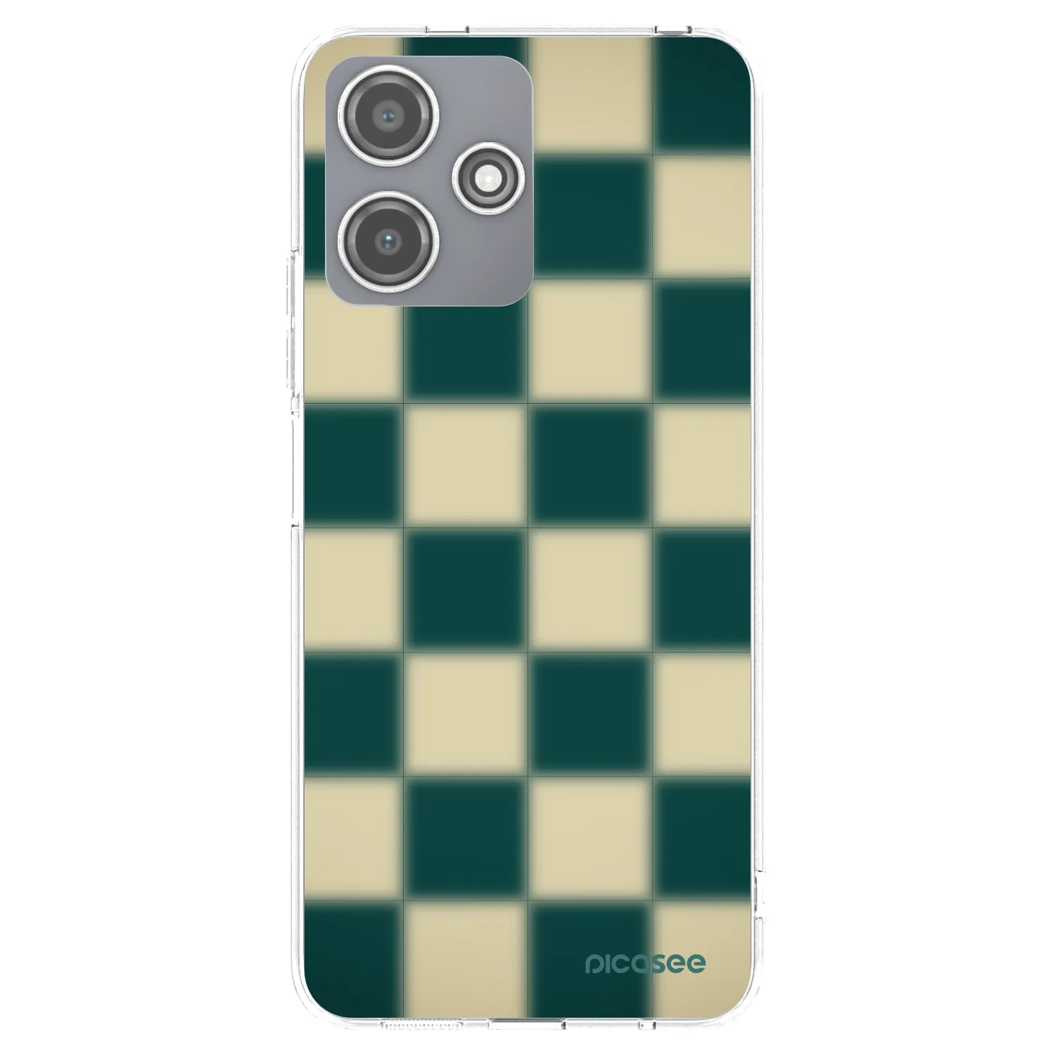 Picasee silikónový prehľadný obal pre Xiaomi Redmi 12 5G - Shadow Chess