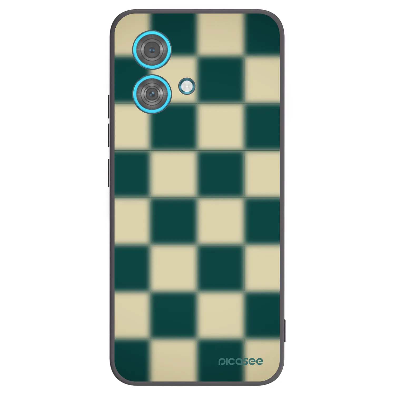 Picasee silikónový čierny obal pre Motorola Edge 40 Neo - Shadow Chess