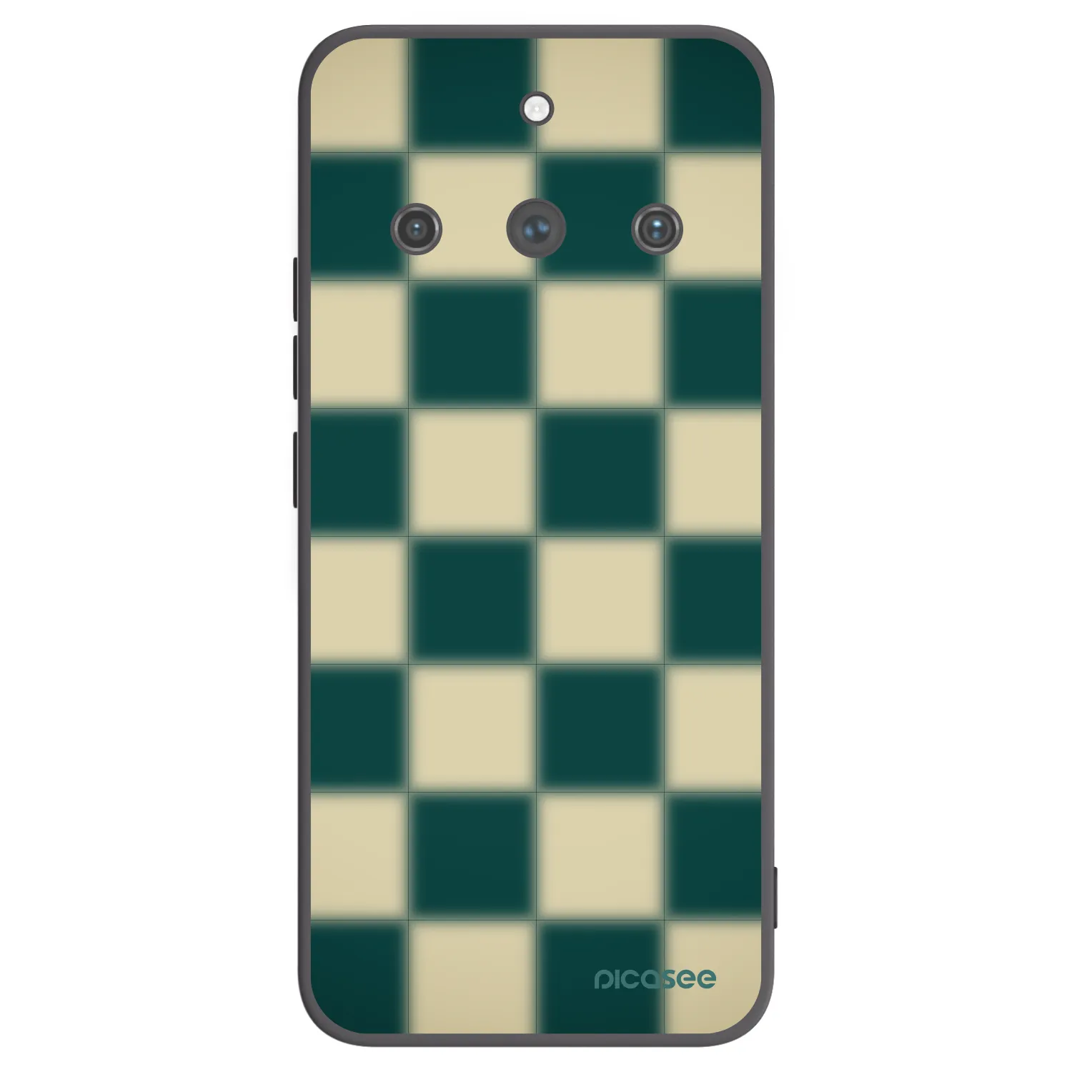 Picasee silikónový čierny obal pre Realme 11 Pro+ - Shadow Chess