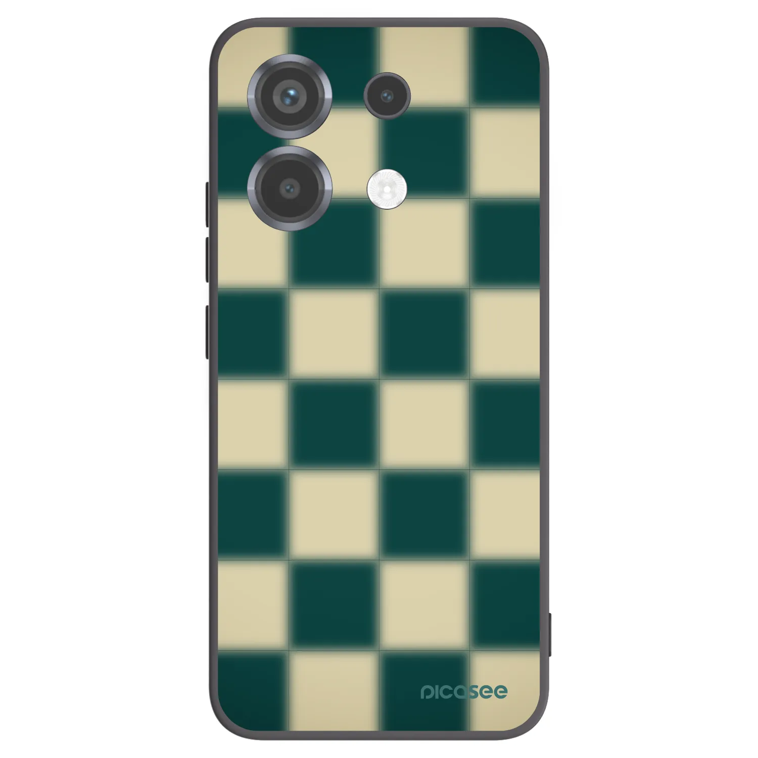 Picasee silikónový čierny obal pre Xiaomi Poco X6 - Shadow Chess