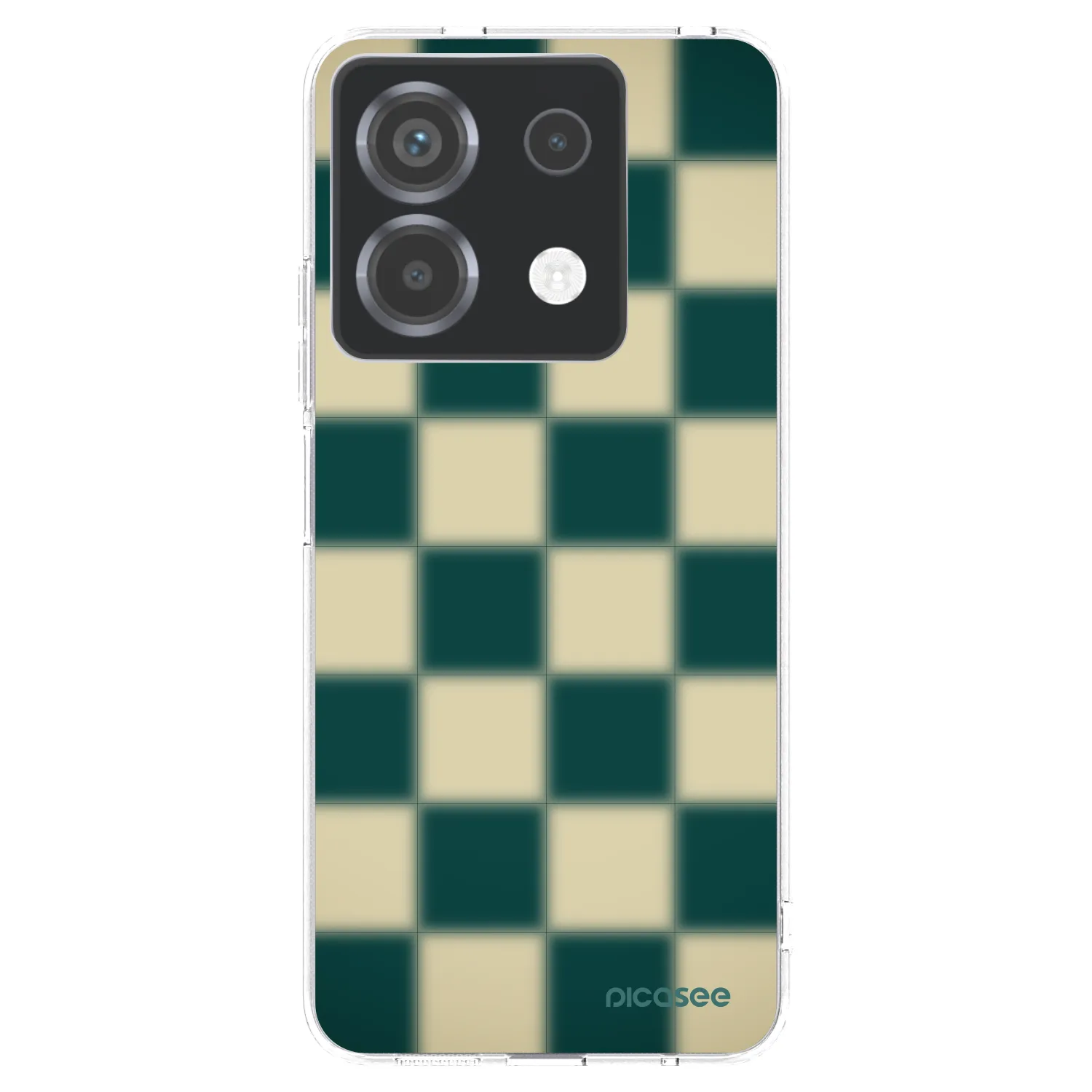 Picasee silikónový prehľadný obal pre Xiaomi Poco X6 - Shadow Chess