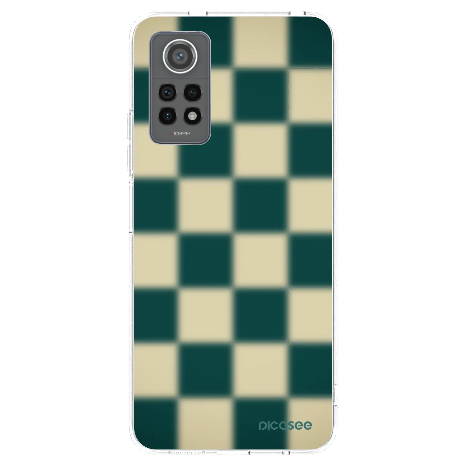 Picasee silikónový prehľadný obal pre Xiaomi Redmi Note 12 Pro 4G - Shadow Chess