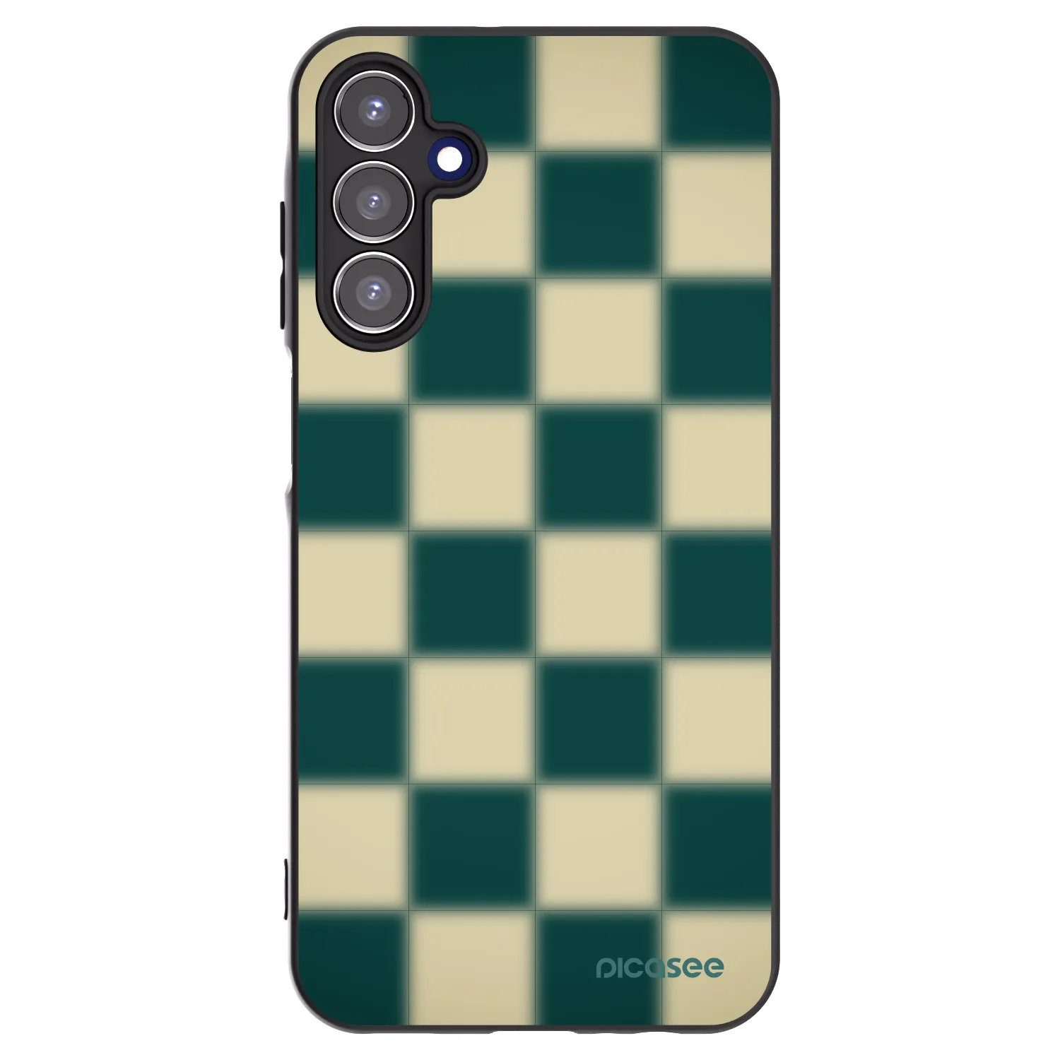 Picasee silikónový čierny obal pre Samsung Galaxy A15 A156B 5G - Shadow Chess