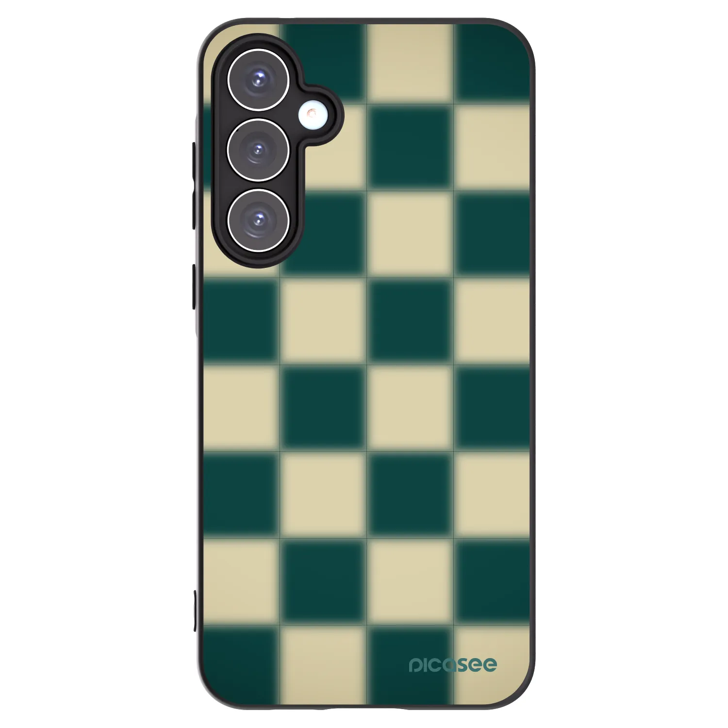 Picasee silikónový čierny obal pre Samsung Galaxy A55 5G A556B - Shadow Chess
