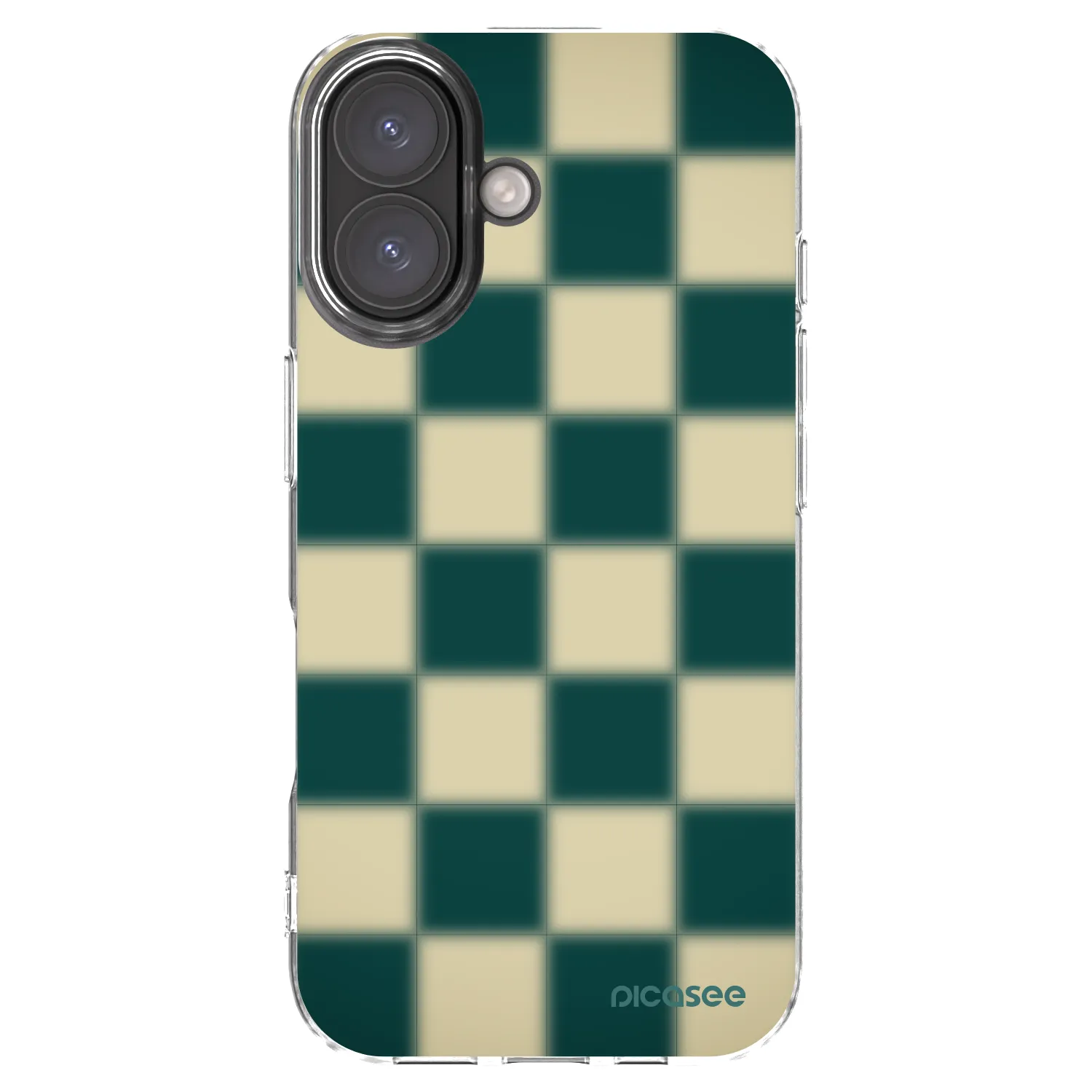 Picasee silikónový prehľadný obal pre Apple iPhone 16 - Shadow Chess