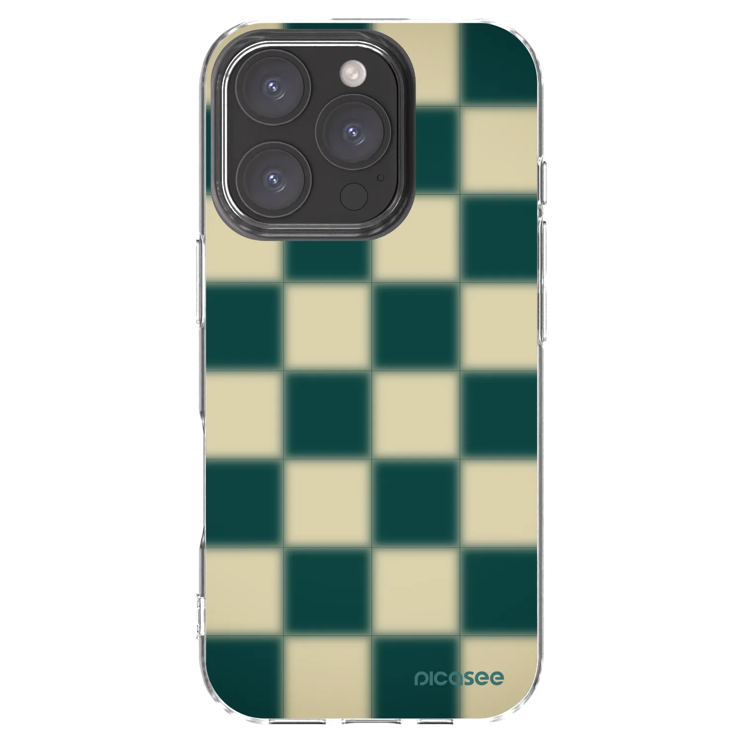 Picasee silikónový prehľadný obal pre Apple iPhone 16 Pro - Shadow Chess