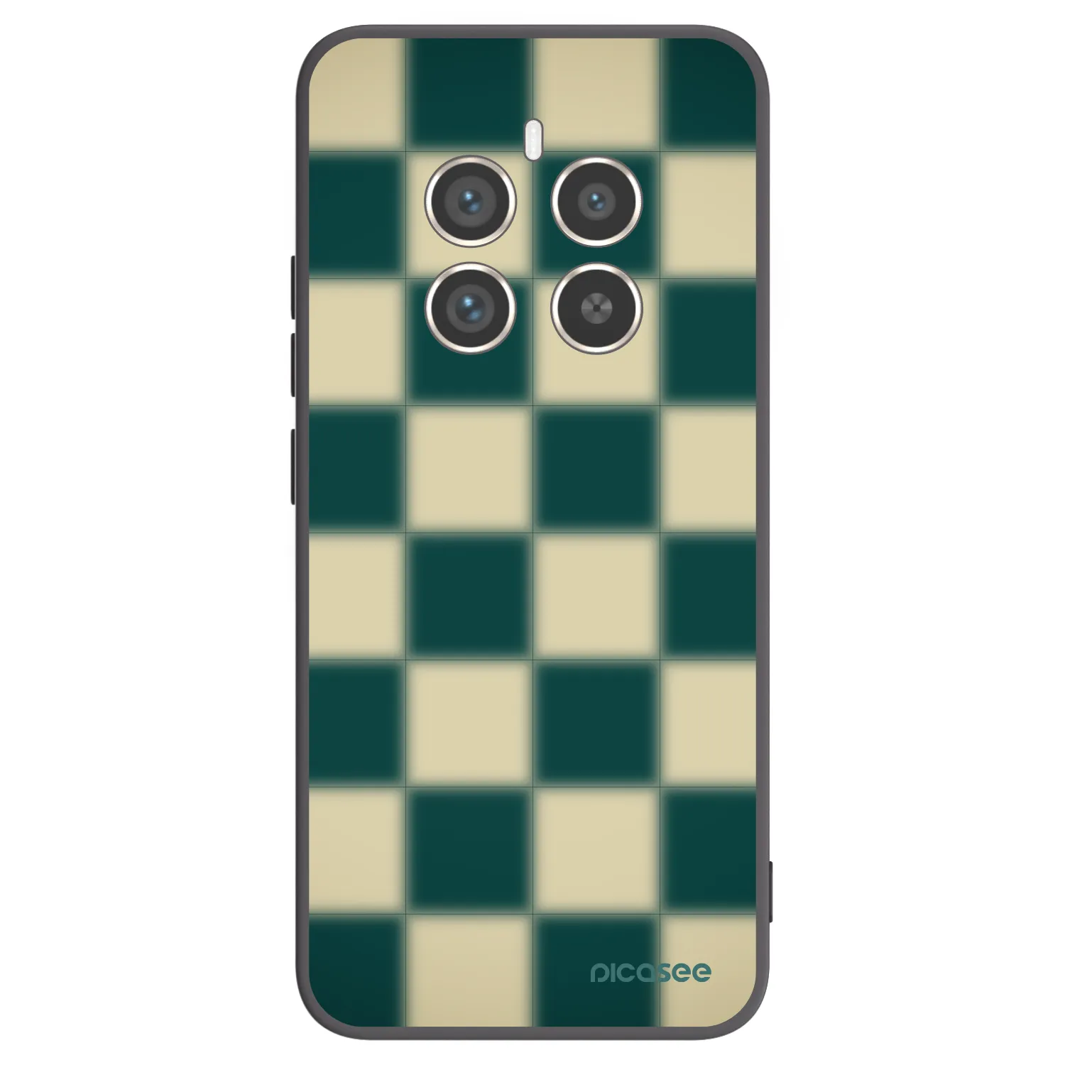 Picasee silikónový čierny obal pre Realme 12 Pro 5G - Shadow Chess