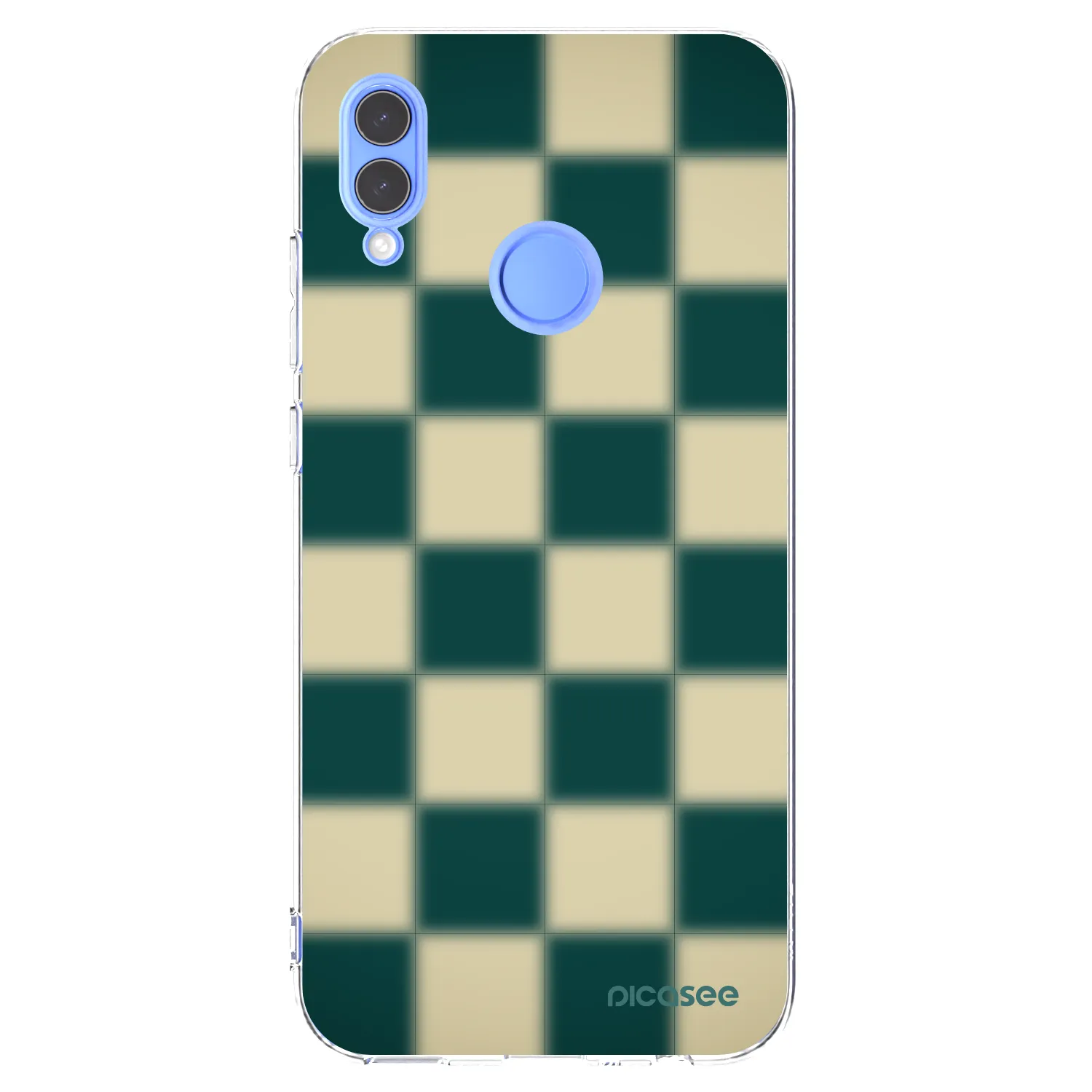 Picasee silikónový prehľadný obal pre Huawei P Smart 2019 - Shadow Chess