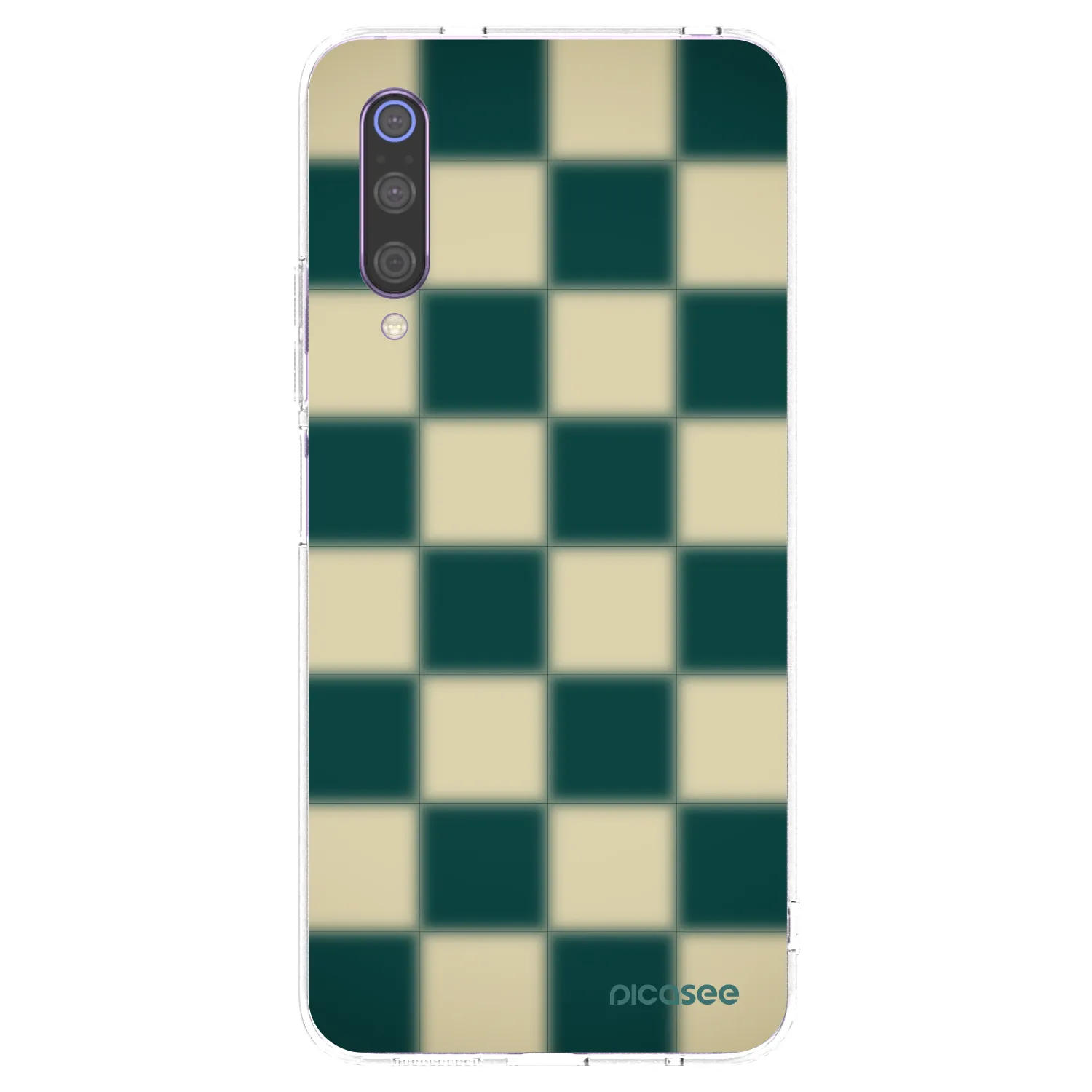 Picasee silikónový prehľadný obal pre Xiaomi Mi 9 - Shadow Chess