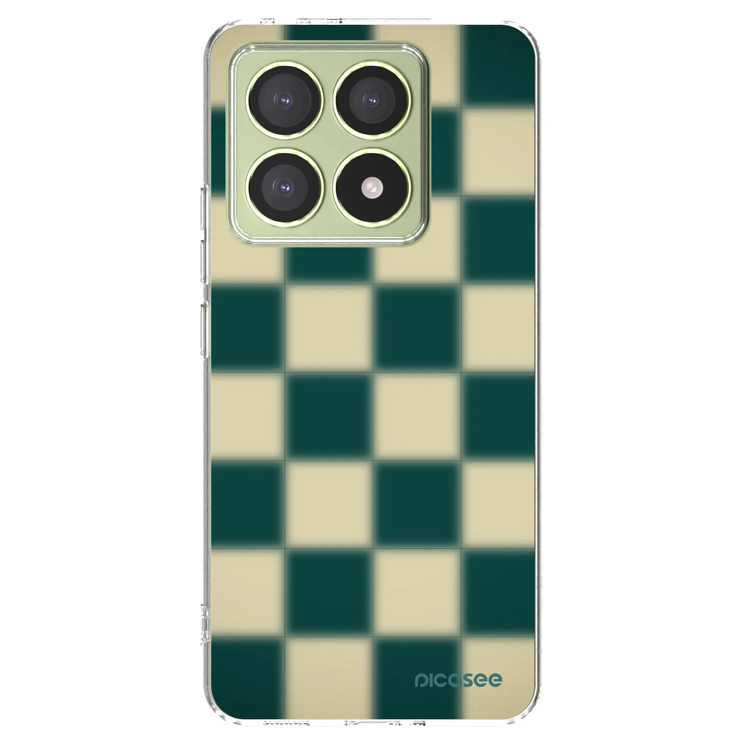 Picasee silikónový prehľadný obal pre Xiaomi 14T - Shadow Chess