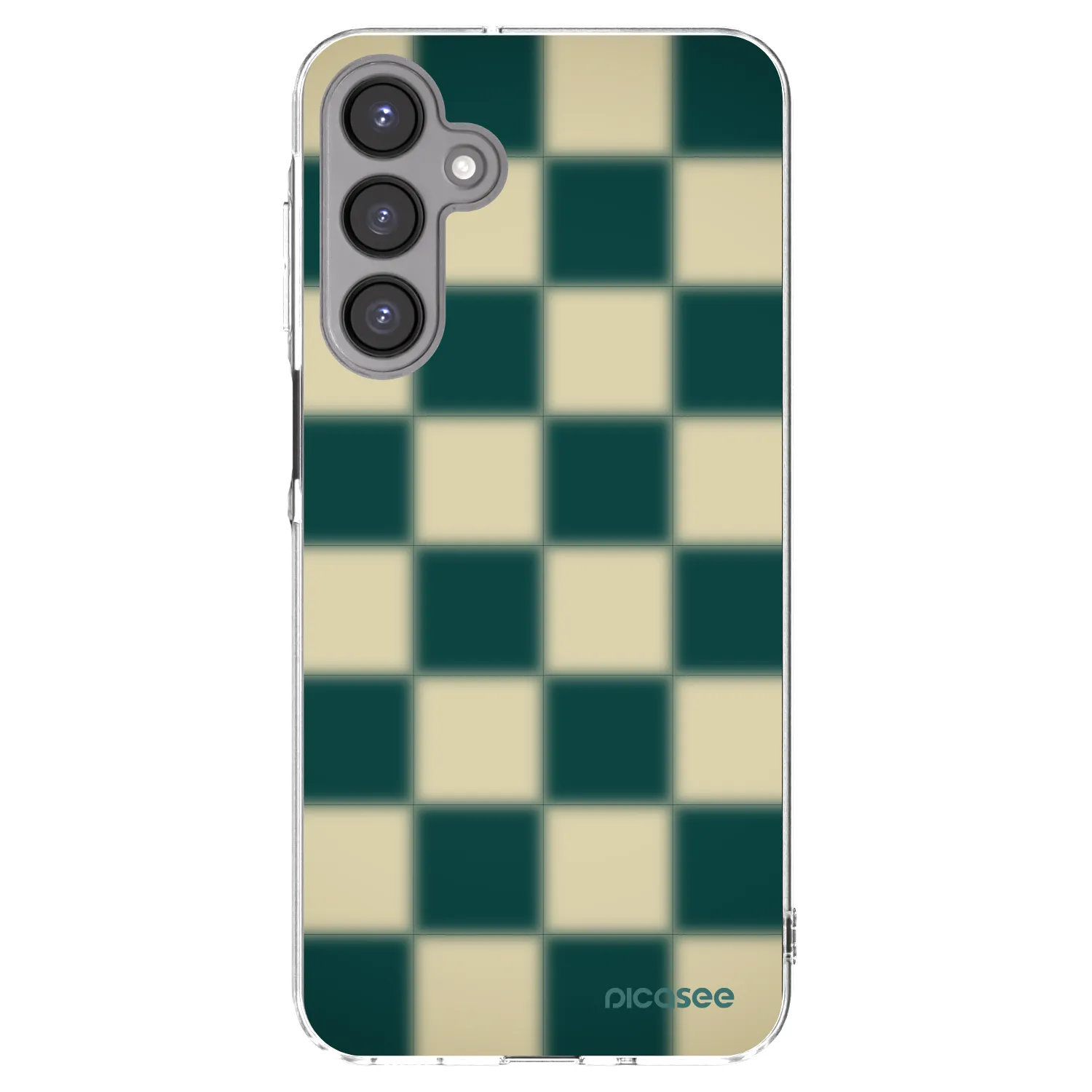 Picasee silikónový prehľadný obal pre Samsung Galaxy A16 5G - Shadow Chess