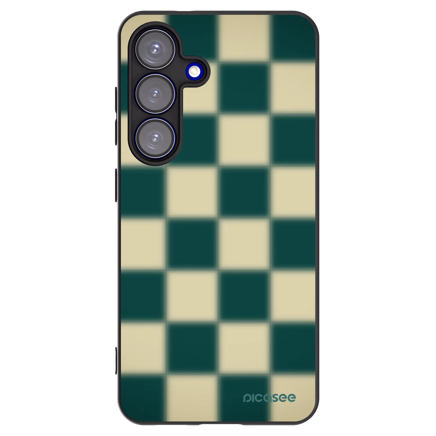 Picasee silikónový čierny obal pre Samsung Galaxy S25 5G - Shadow Chess