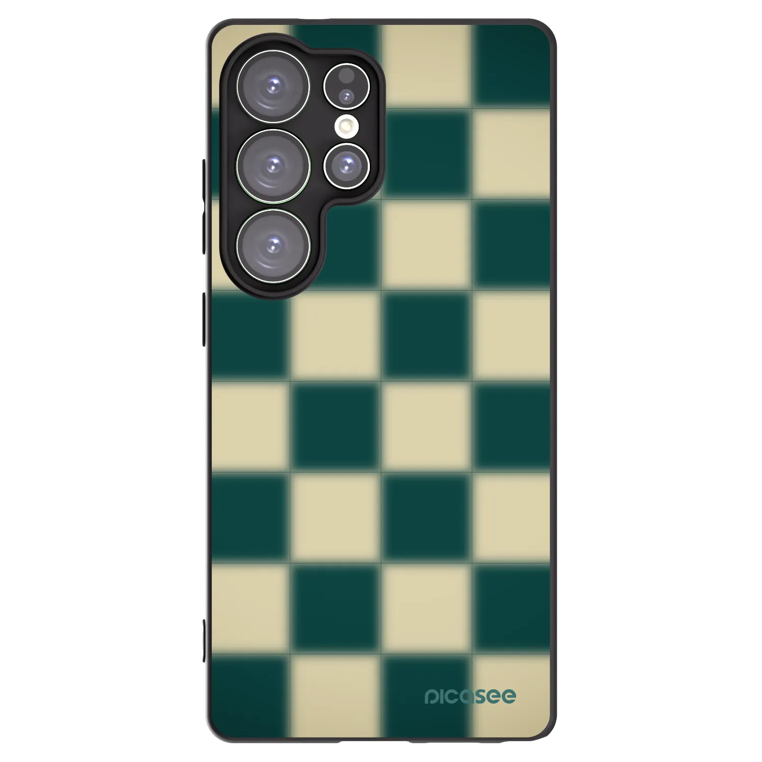 Picasee silikónový čierny obal pre Samsung Galaxy S25 Ultra 5G - Shadow Chess