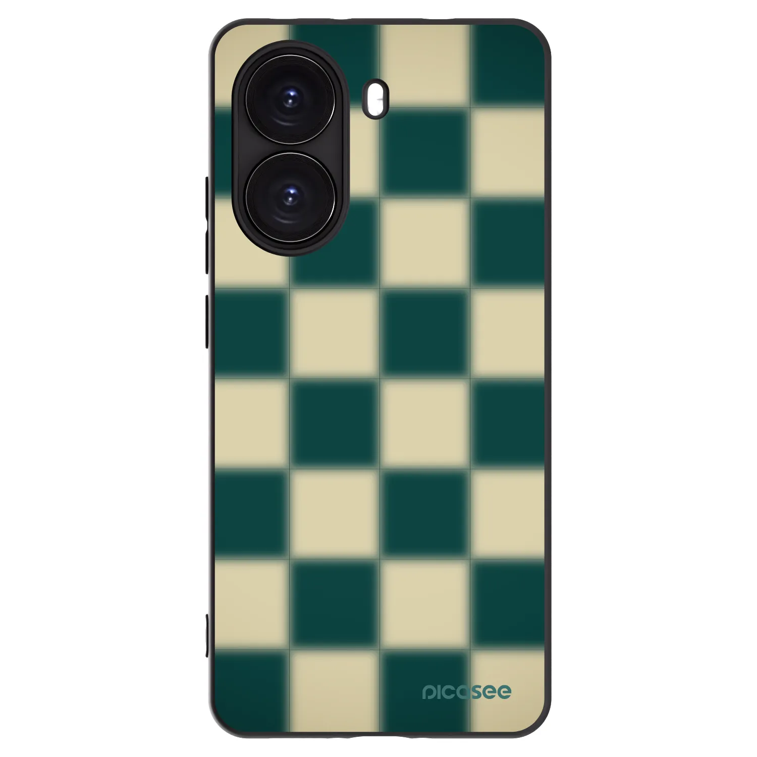Picasee silikónový čierny obal pre Xiaomi Poco X7 Pro 5G - Shadow Chess