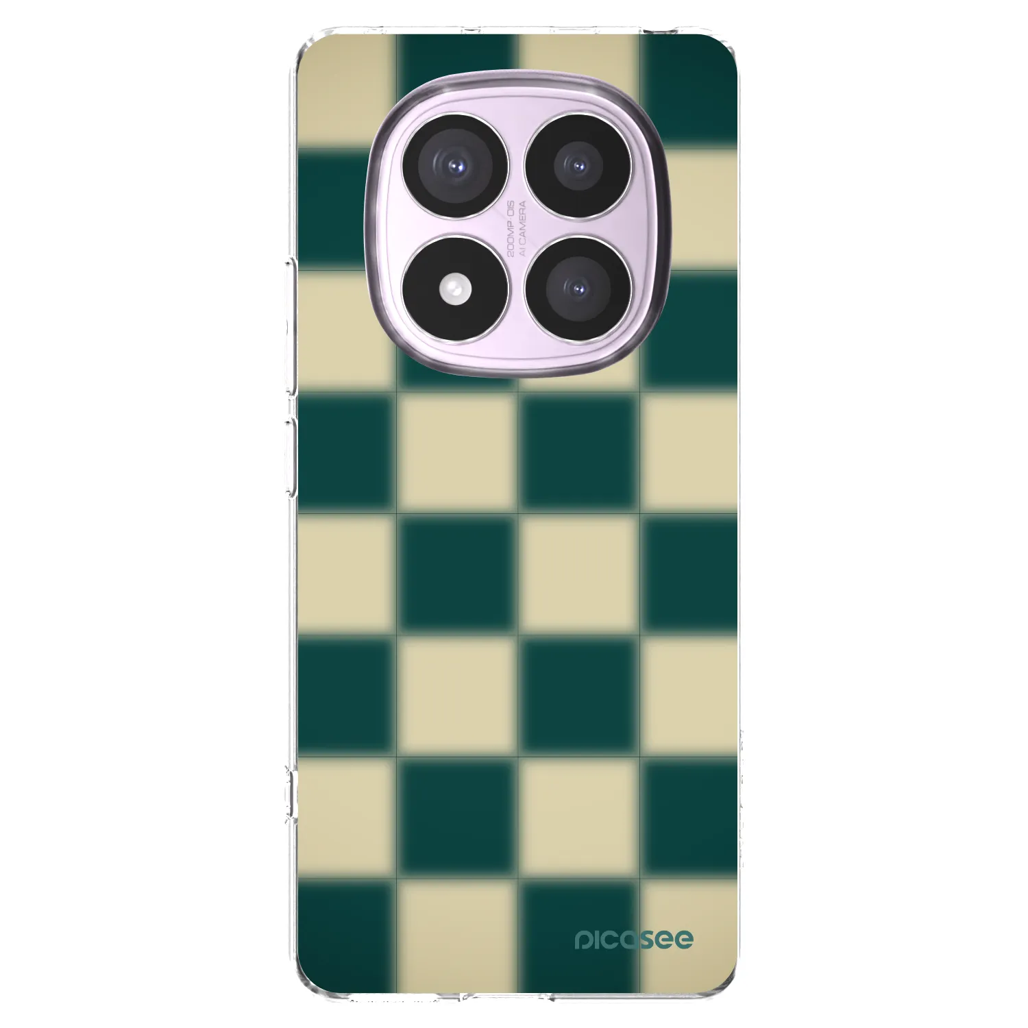 Silikónový prehľadný obal pre Xiaomi Redmi Note 14 Pro 4G - Shadow Chess